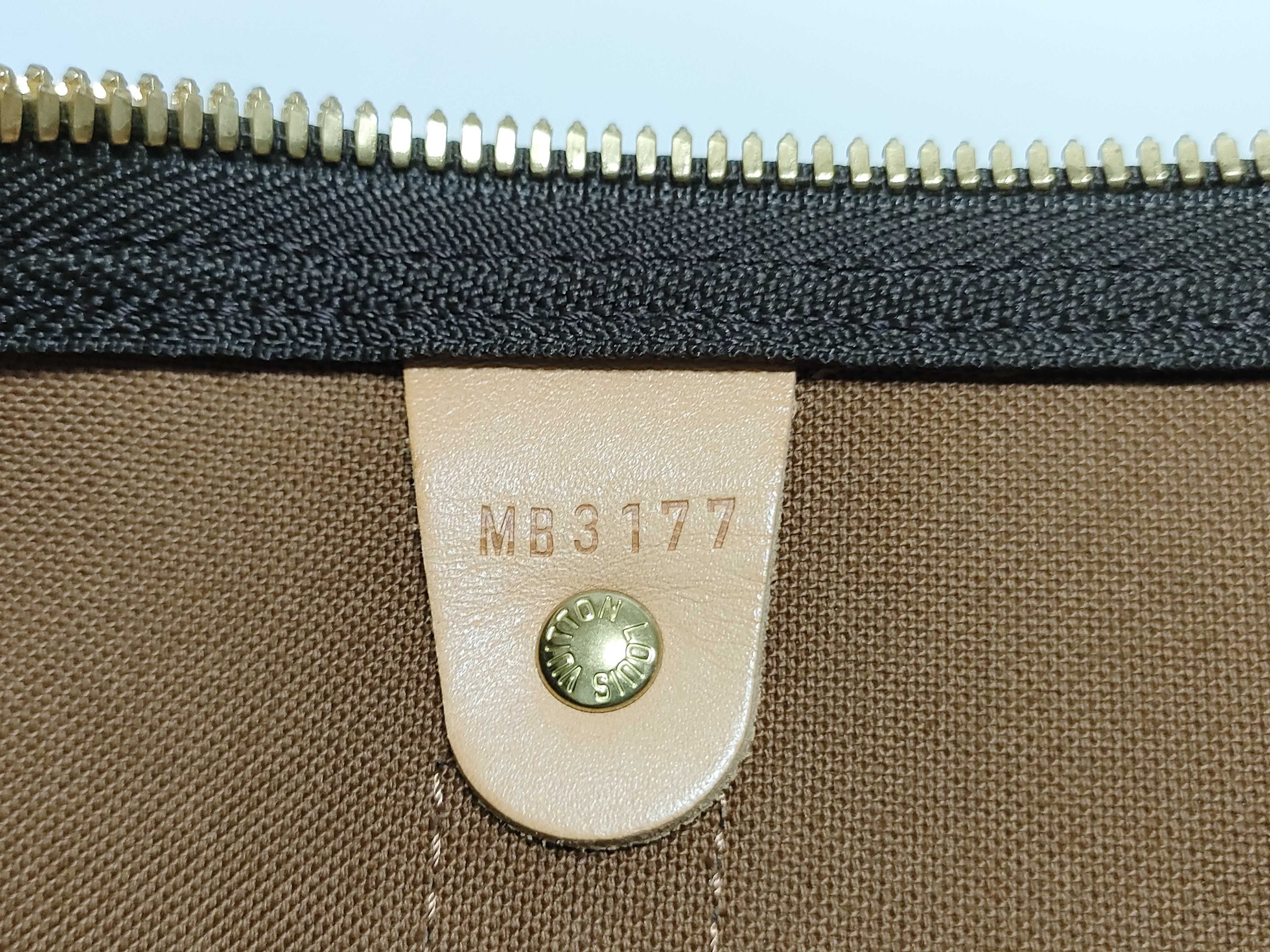 Monogram Keepall Bandoulière 50 M41416 MB3177 Brown Boston Bag — view 12
