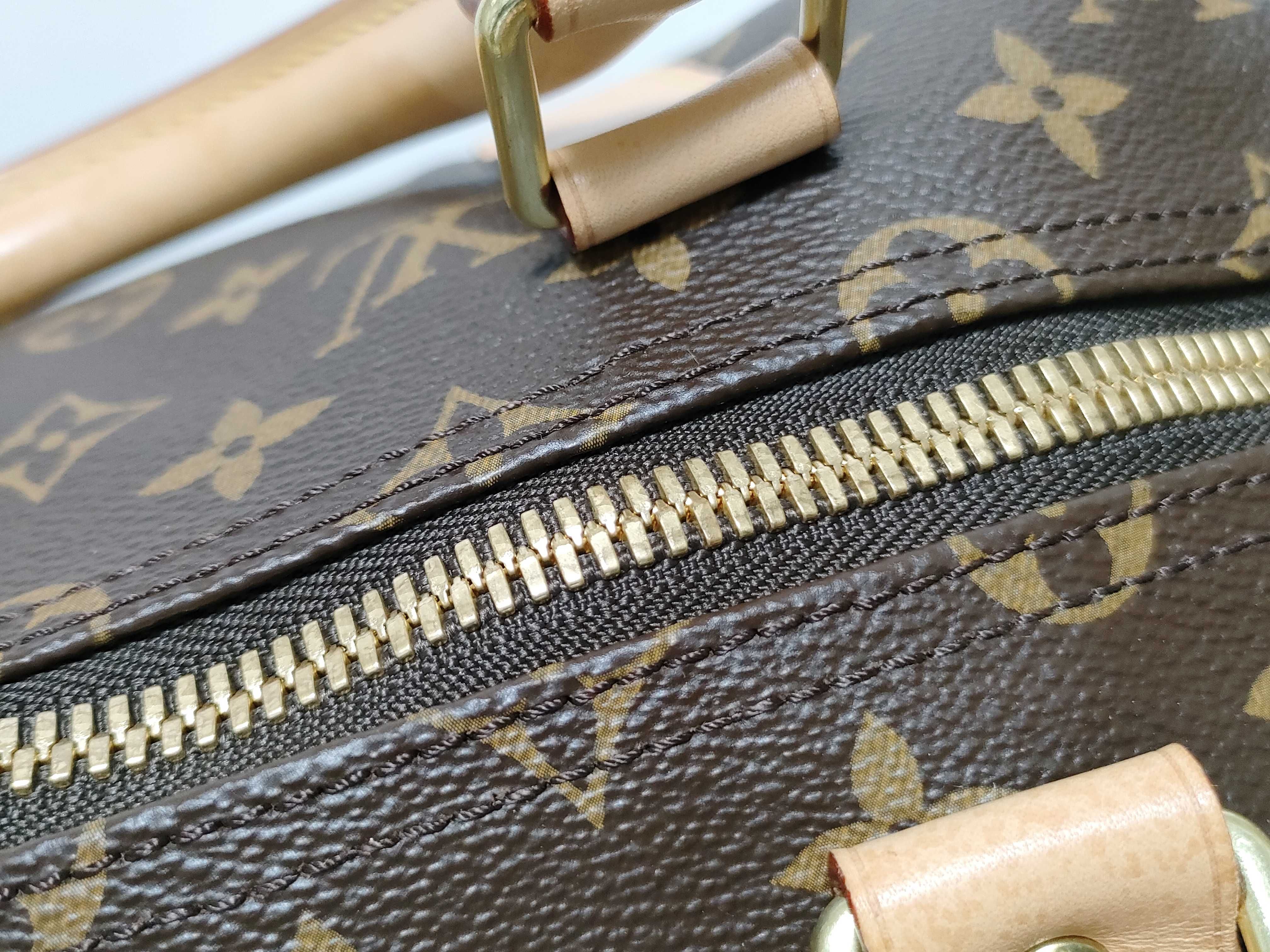 Monogram Keepall Bandoulière 50 M41416 MB3177 Brown Boston Bag — view 7