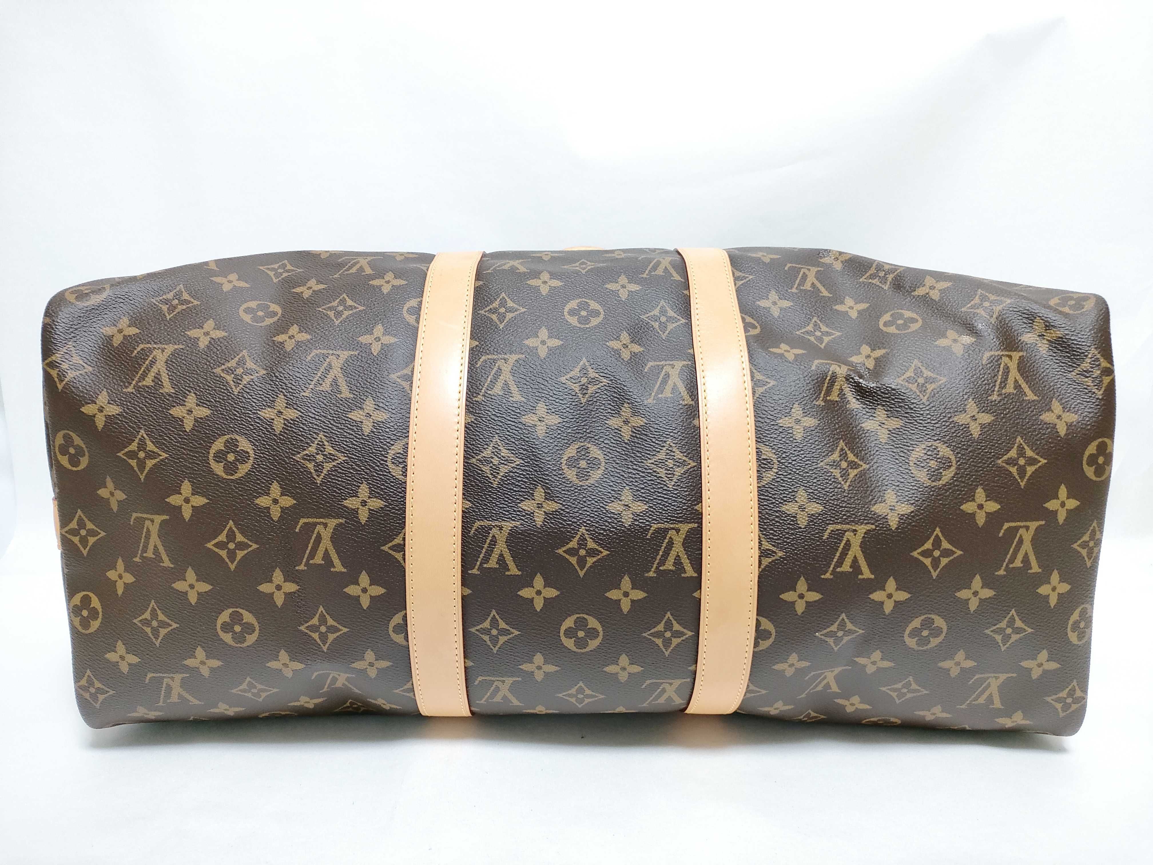 Monogram Keepall Bandoulière 50 M41416 MB3177 Brown Boston Bag — view 9