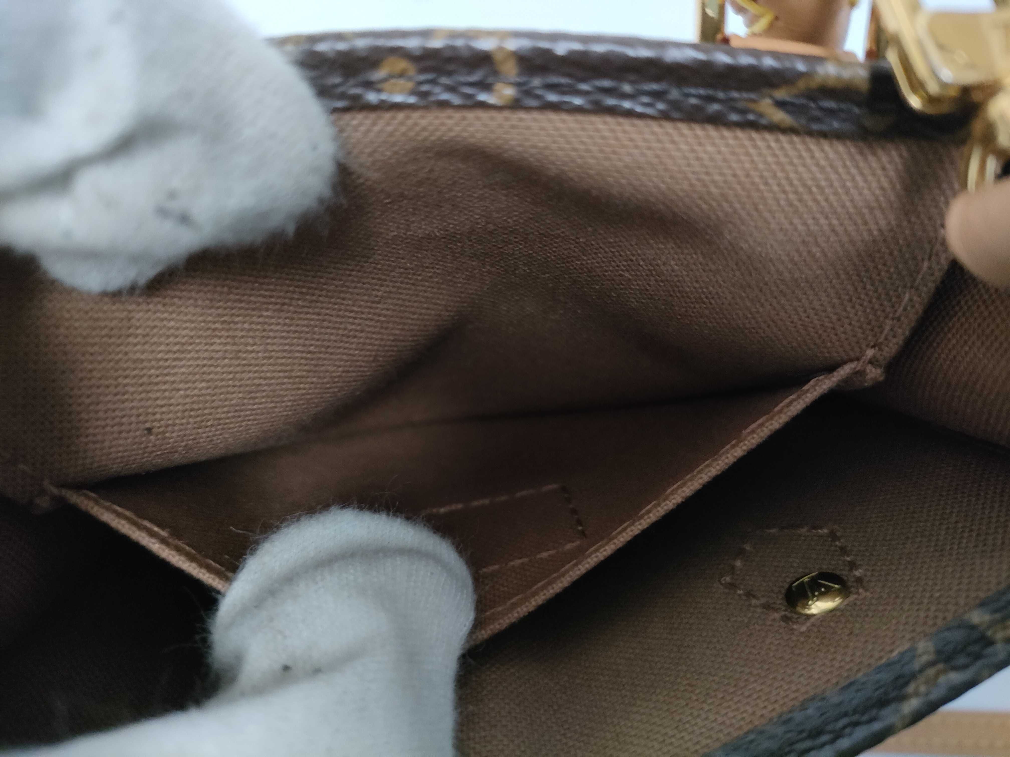 Monogram Louis Vuitton Monogram Petite Sac Plat M69442 Handbag — view 10