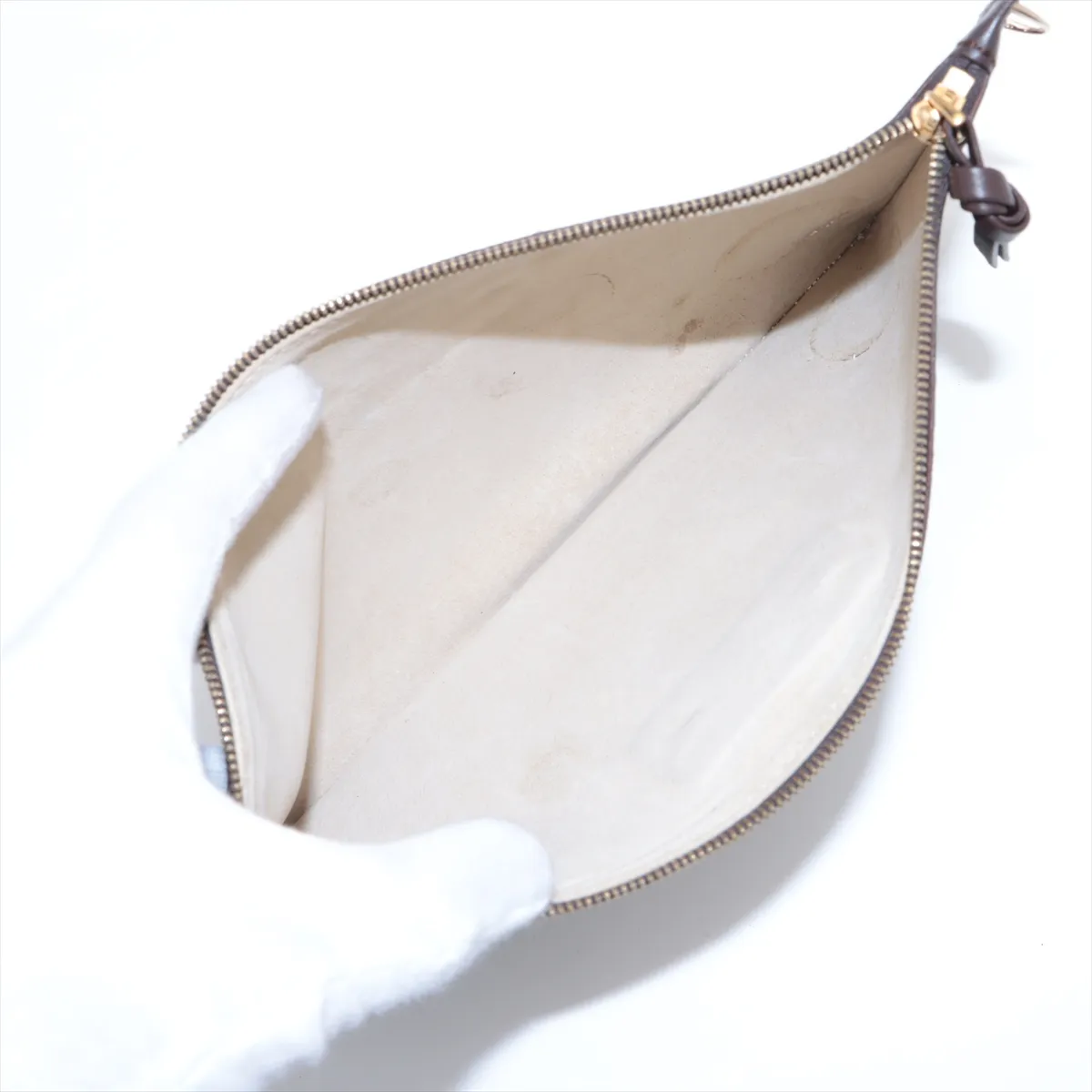 Intrecciato Cabas PM Leather Tote Bag, Brown, 141498 — view 8