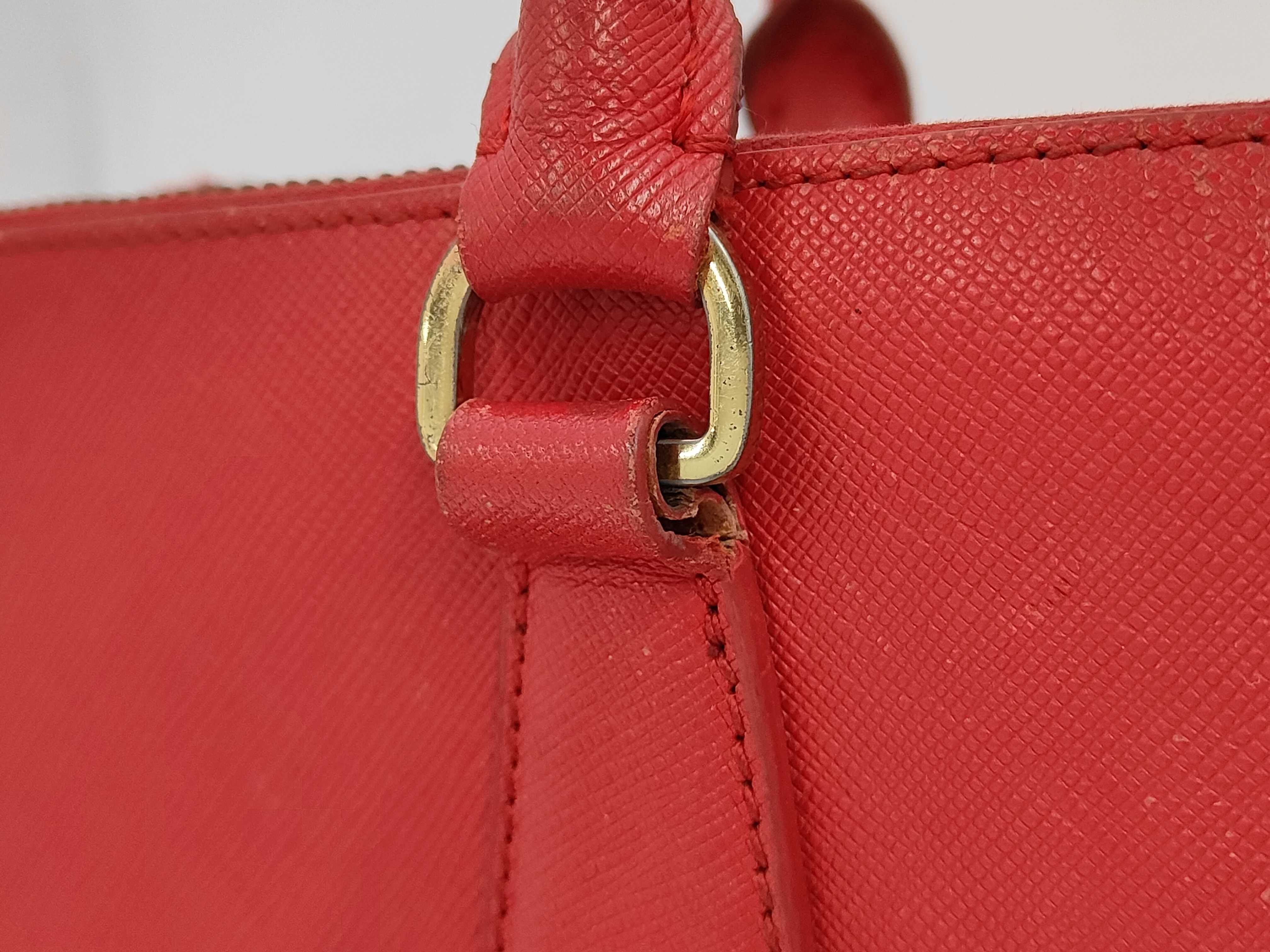 Galleria Saffiano Red Handbag — view 3