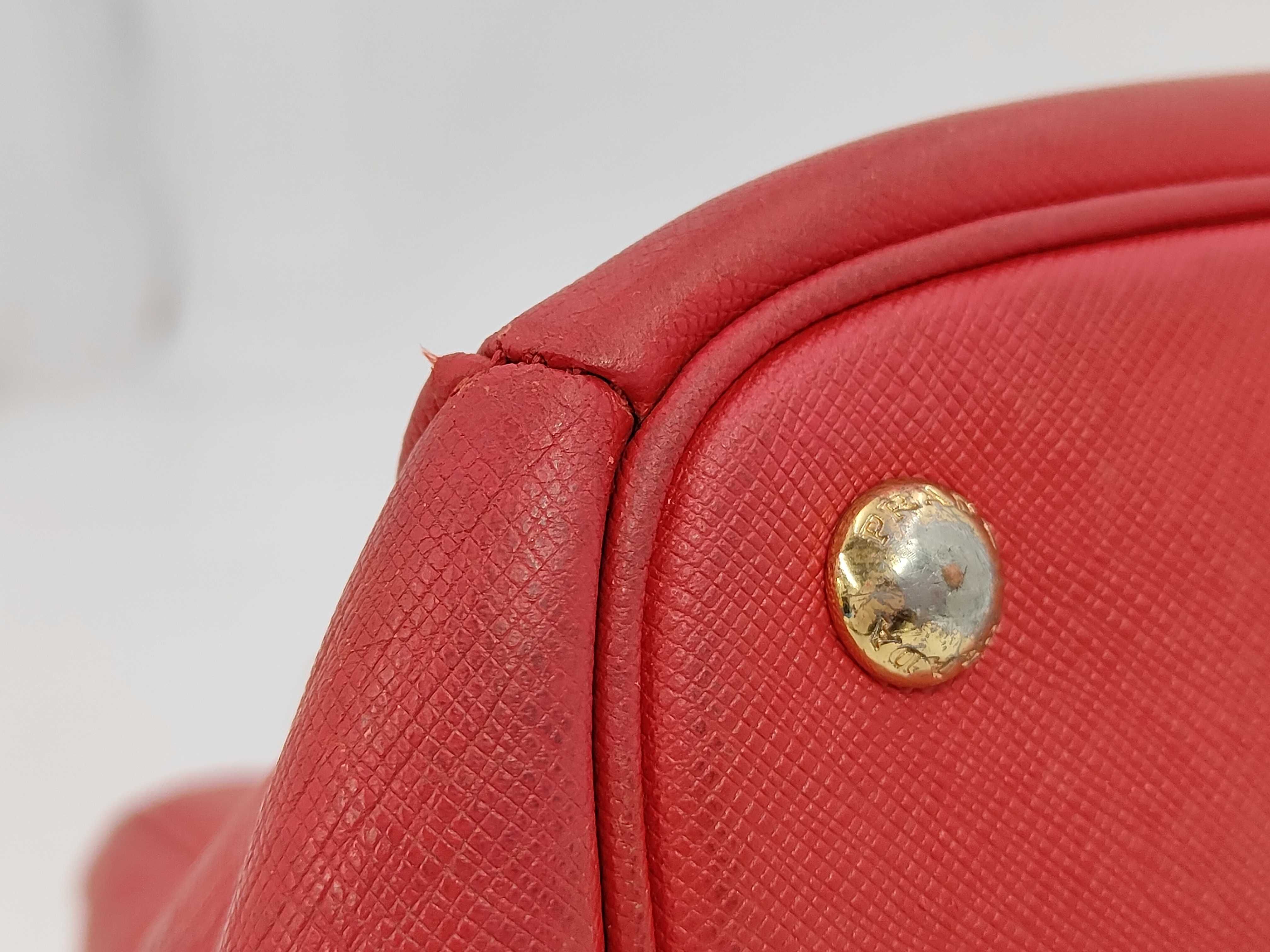 Galleria Saffiano Red Handbag — view 7