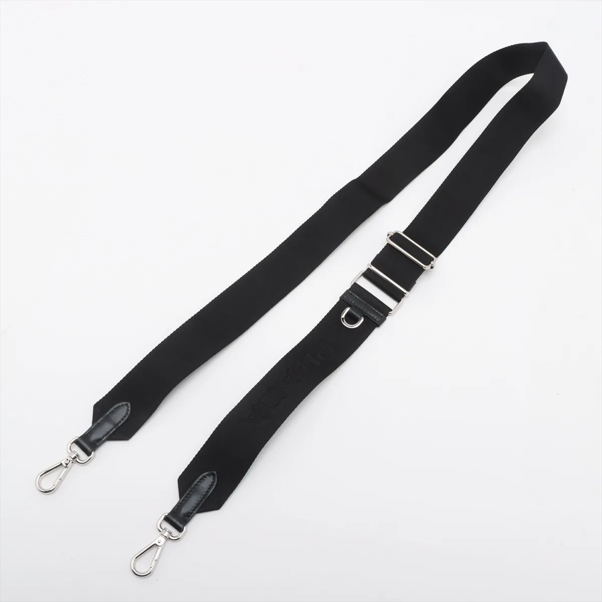 Tessuto Nylon x Leather Shoulder Bag Black — view 5