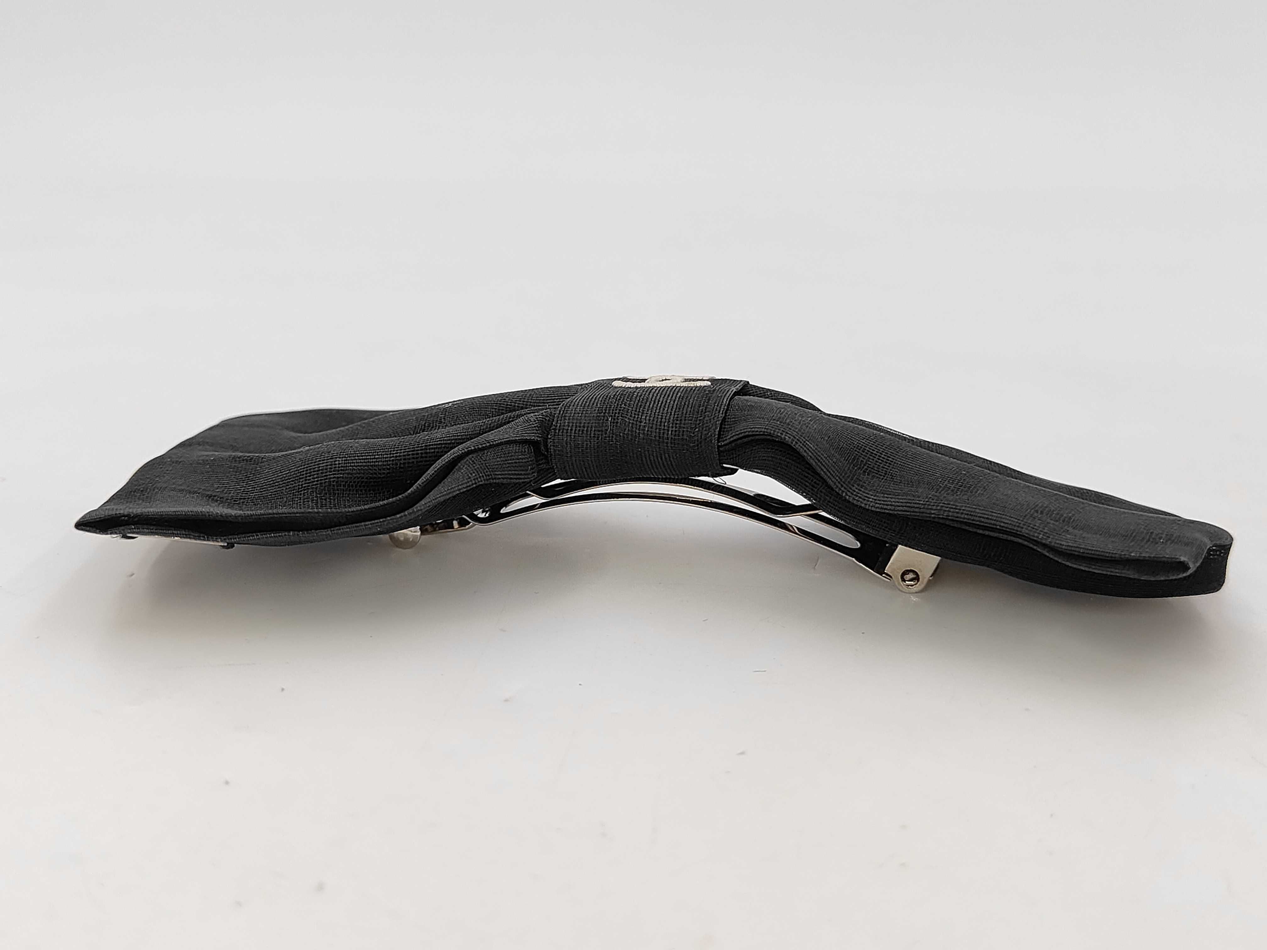 Barrette 25S Ribbon Coco Mark Black Hair Accessory — view 3