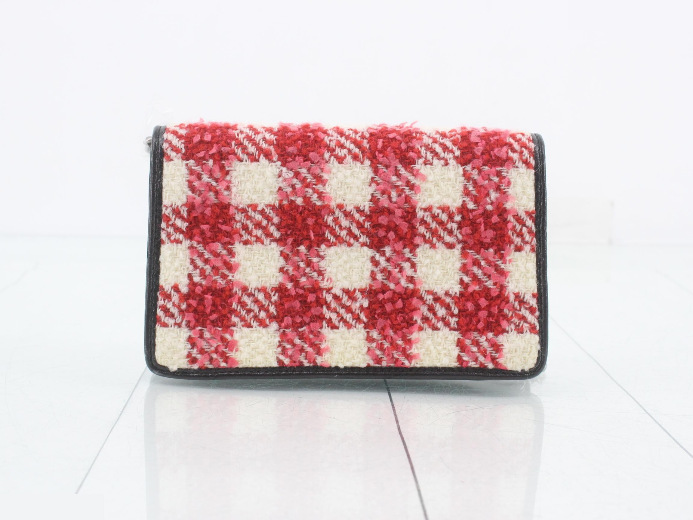 Dionysus GG Tweed Super Mini Chain Shoulder Bag — view 2