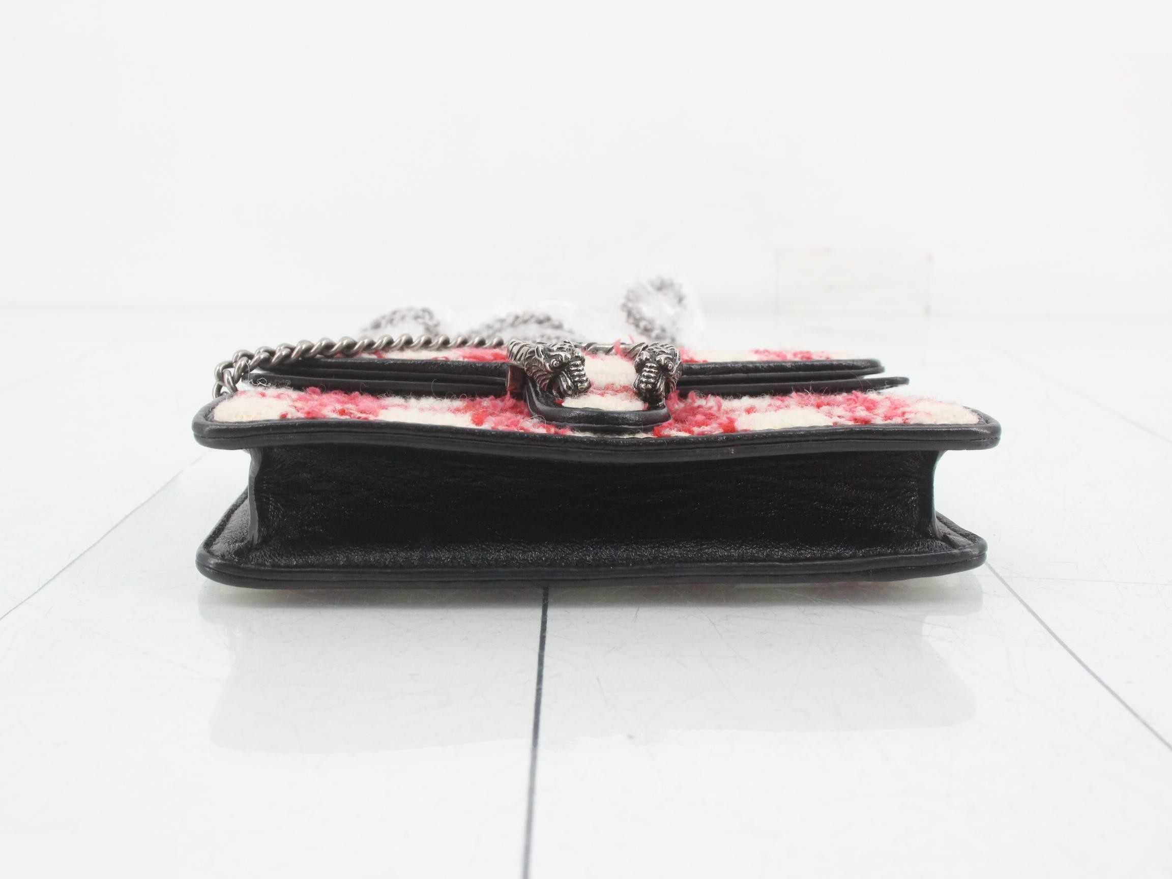 Dionysus GG Tweed Super Mini Chain Shoulder Bag — view 3