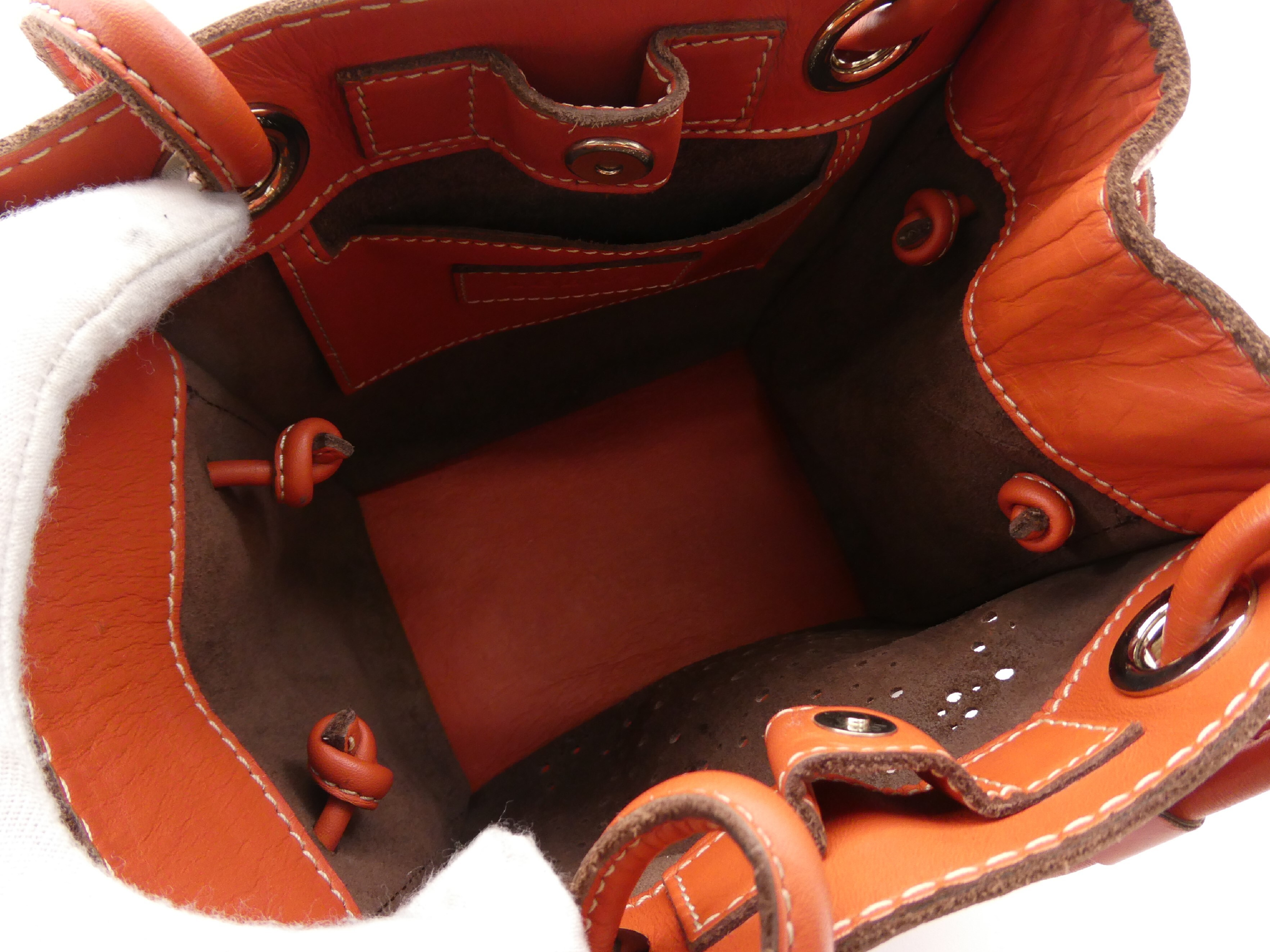 Anagram Leather Handbag — view 7