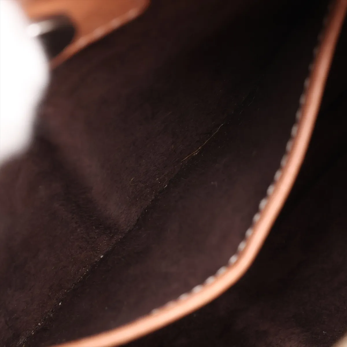 Mombasa Leather Handbag, Brown — view 8
