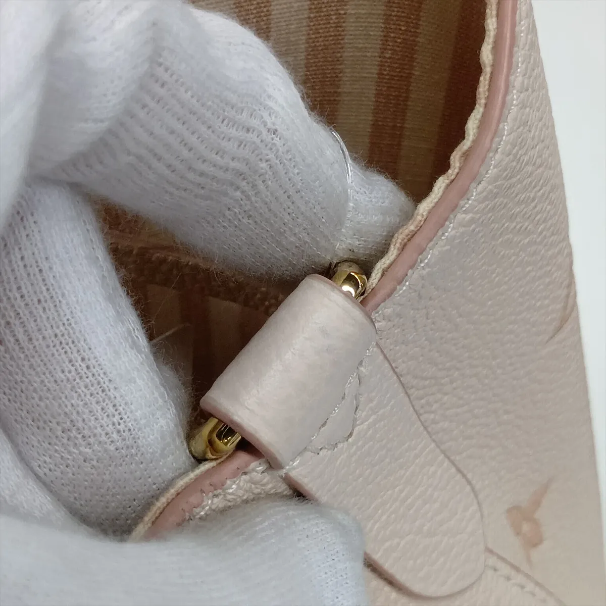 Bicolor Monogram Empreinte NeoNoe MM M14401 Beige (RFID detected) — view 14