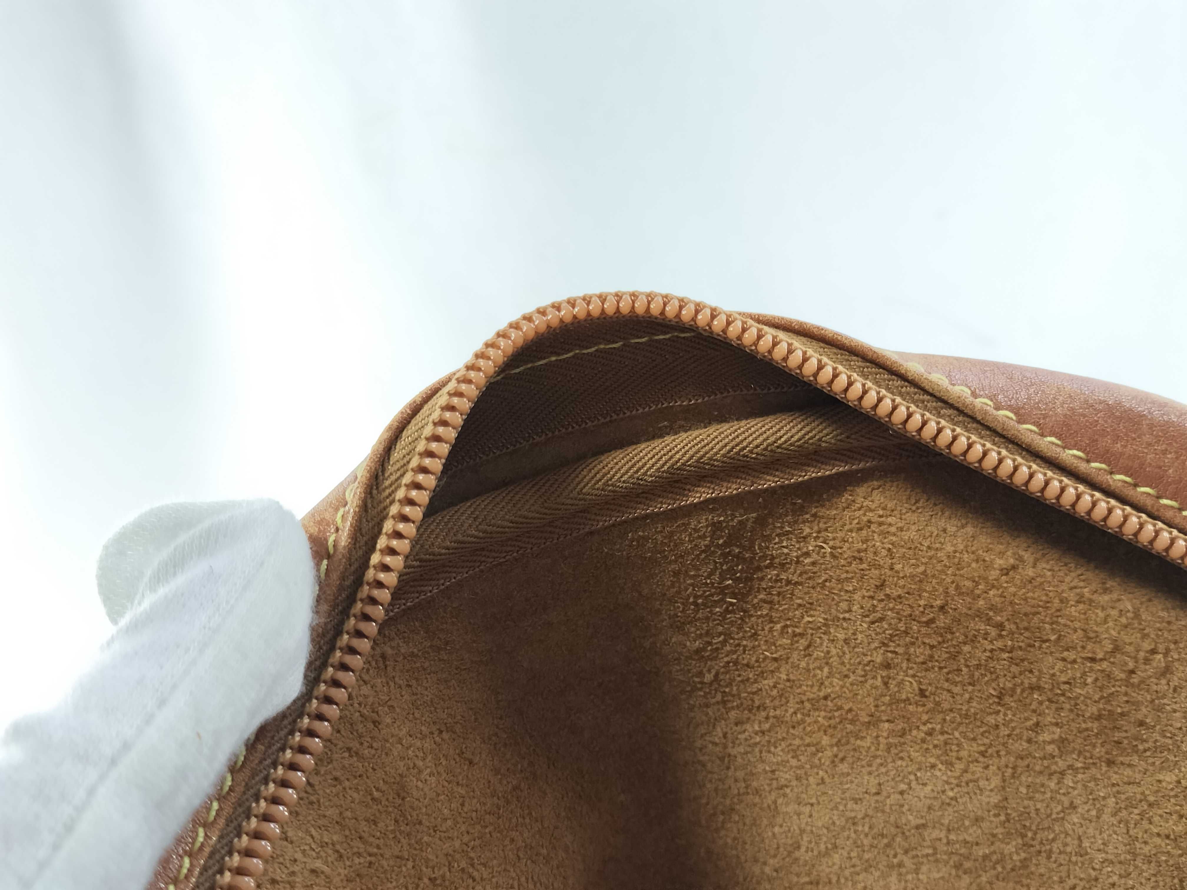 Leather Shoulder Bag, Brown, Vintage Shoulder Bag — view 12