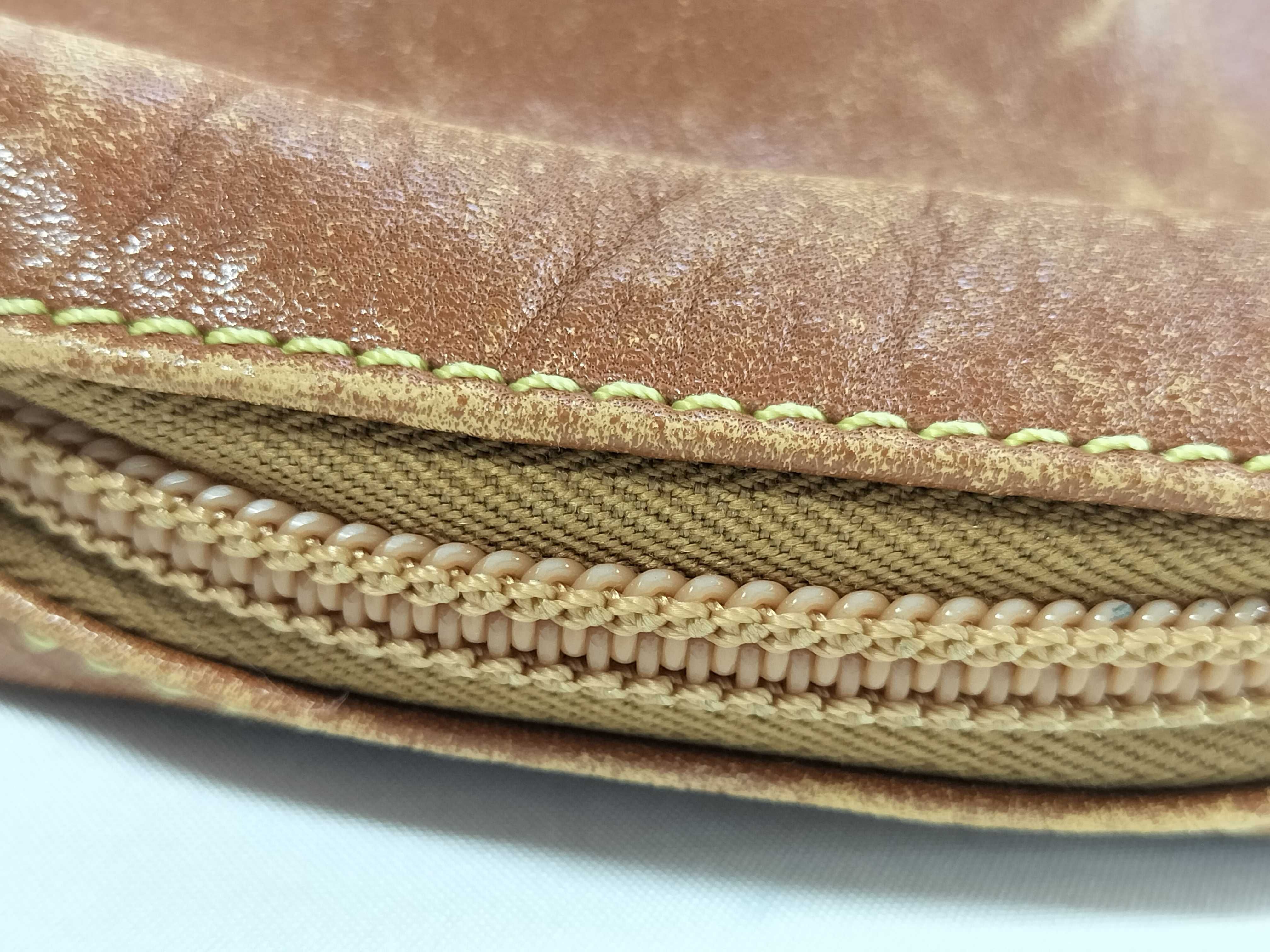 Leather Shoulder Bag, Brown, Vintage Shoulder Bag — view 8