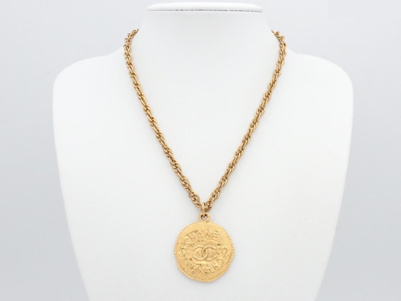 Coco Round Necklace, GP, Chain approx. 44cm — view 3