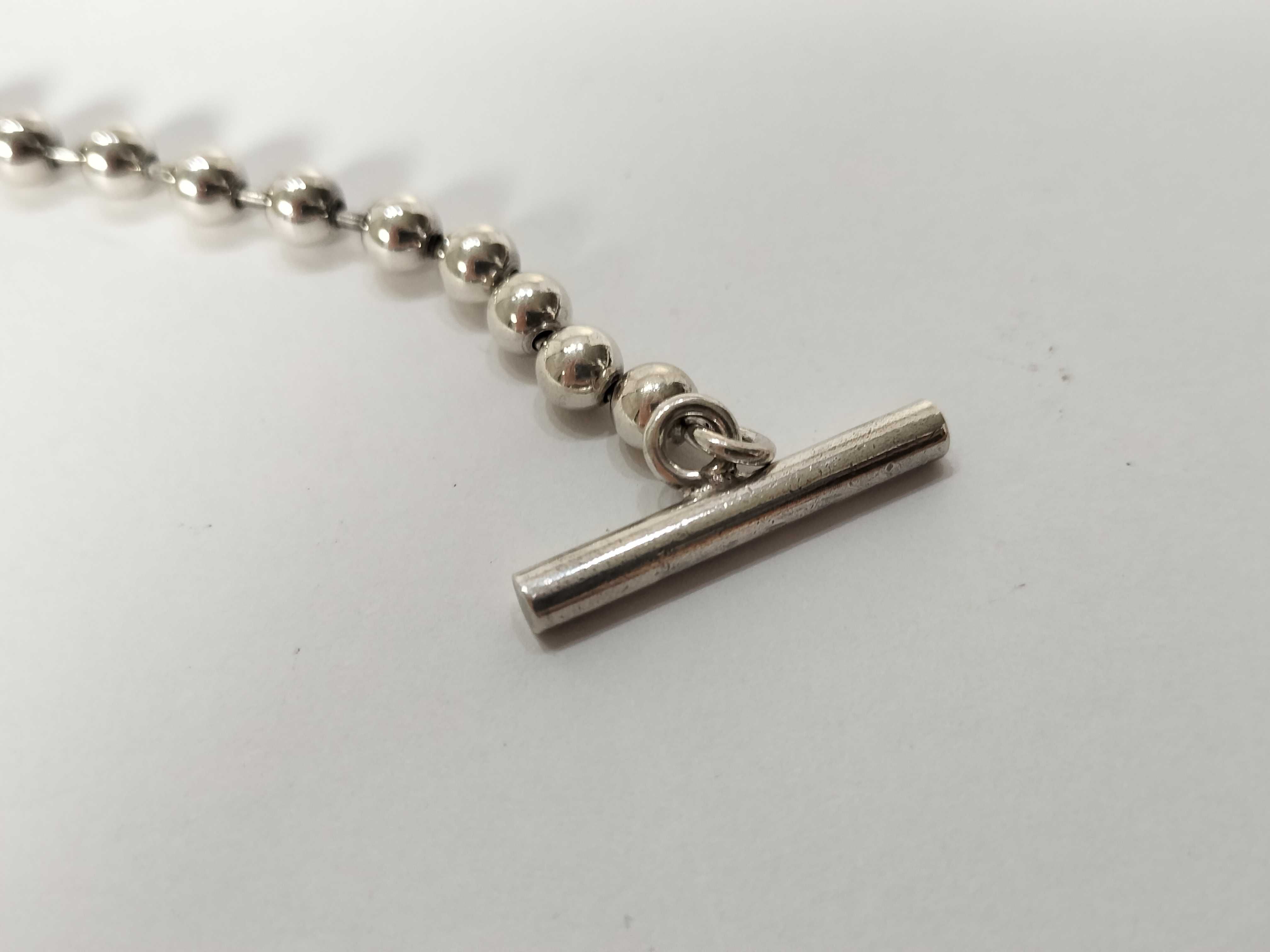 Ball Chain Bracelet, 925 Sterling Silver, 15.8g, with dust bag. Bracelet/Bangle. — view 7