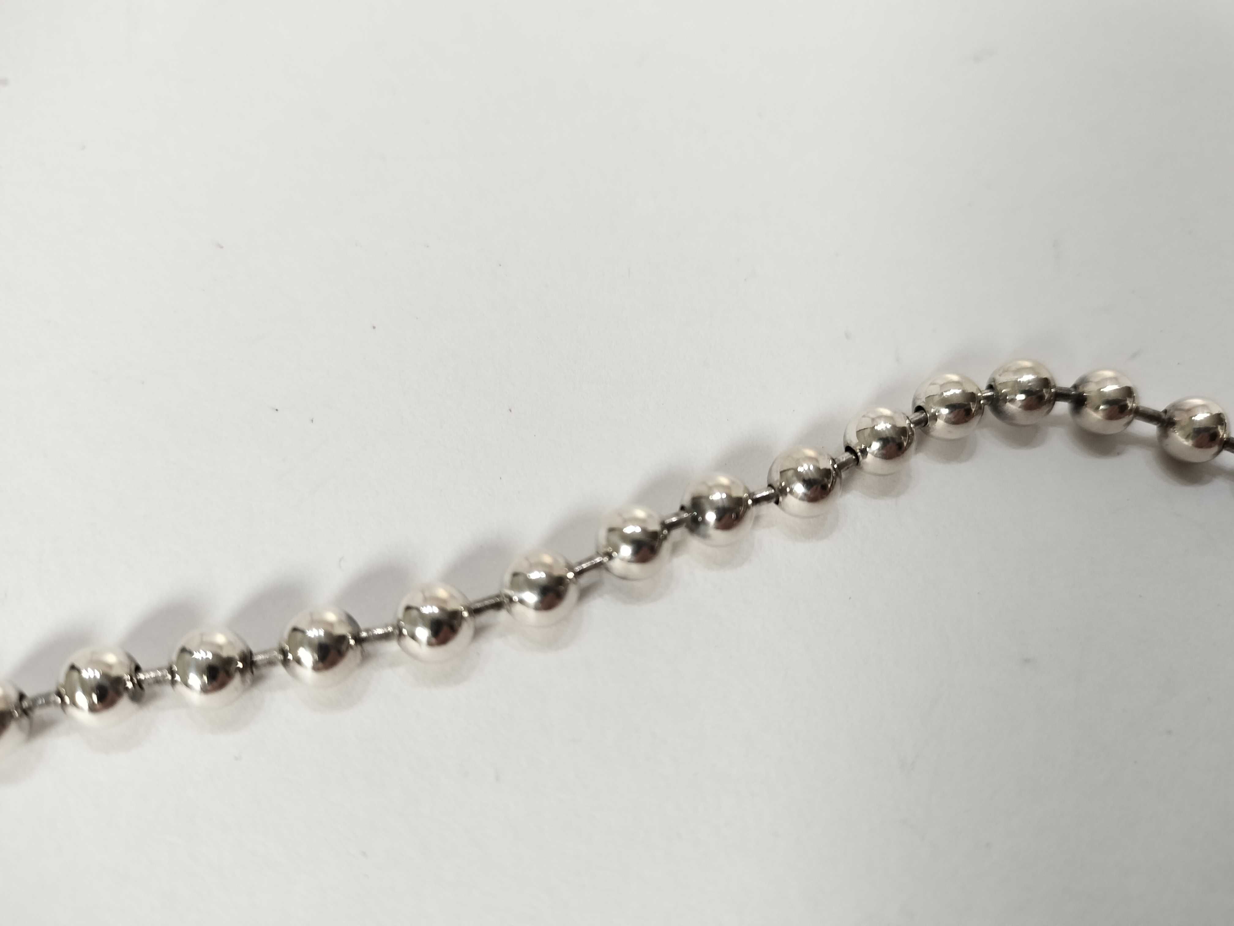 Ball Chain Bracelet, 925 Sterling Silver, 15.8g, with dust bag. Bracelet/Bangle. — view 8