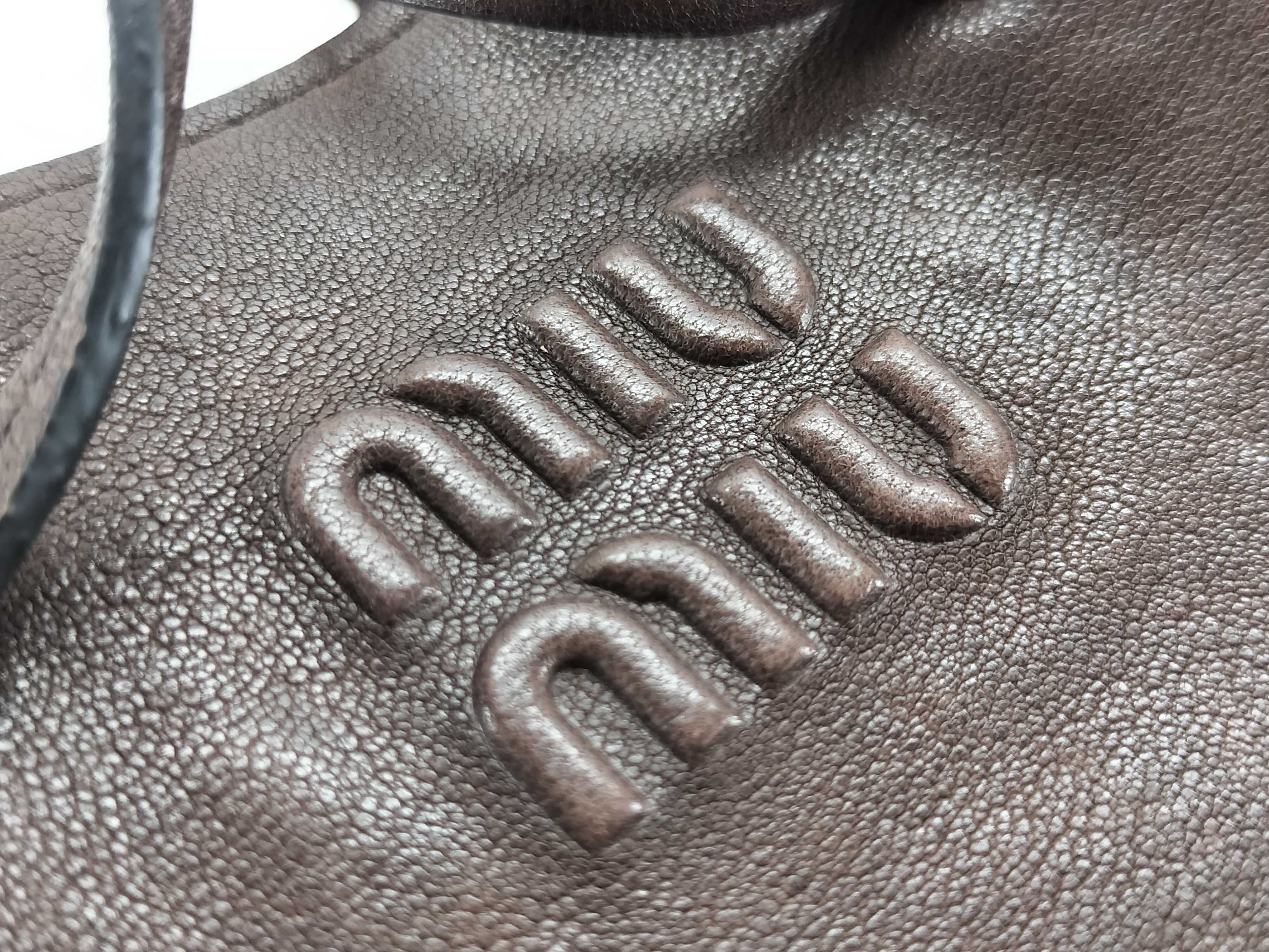 Leather Shoulder Bag, Brown, 5NF460 (Shoulder Bag) — view 12