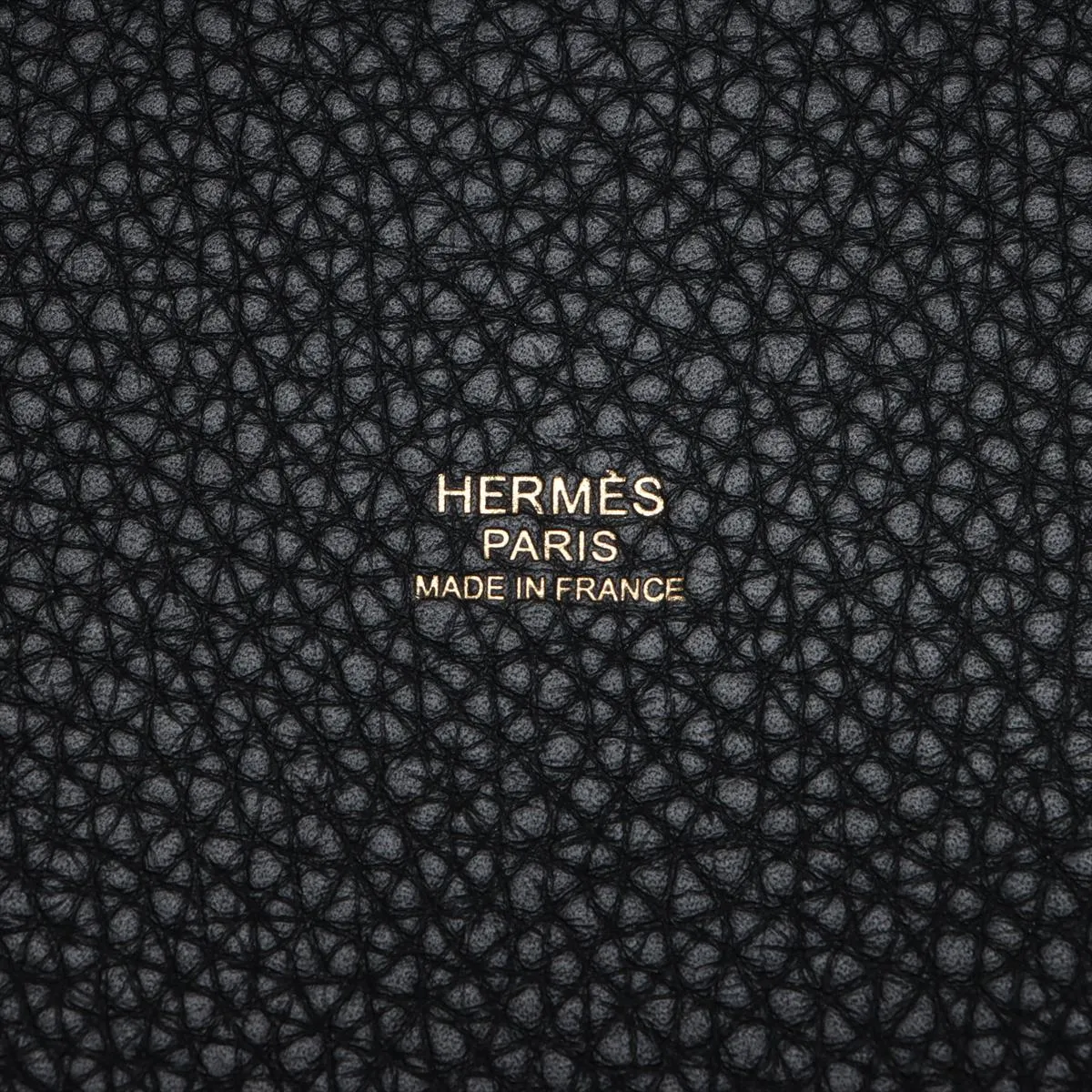 Picotin Lock 18 PM, Taurillon Clemence leather, black with gold hardware, U: 2022 — view 8