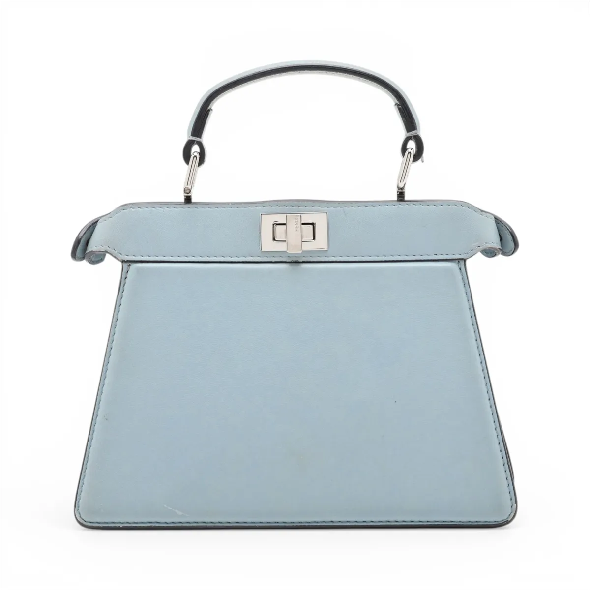 Peekaboo I.U Mini Leather 2-Way Handbag, Blue 8BN335 — view 2