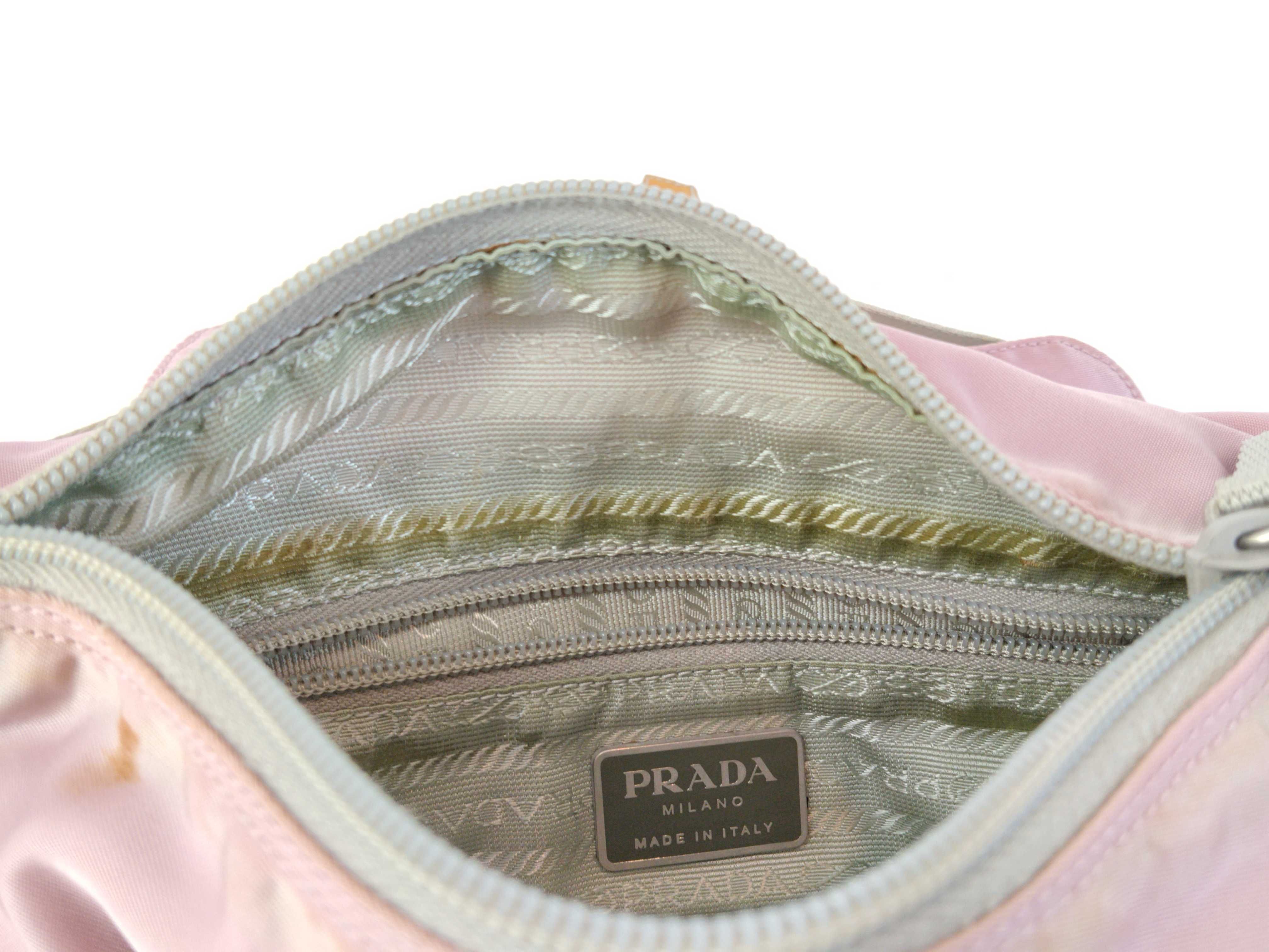 nylon shoulder bag, pink. — view 14