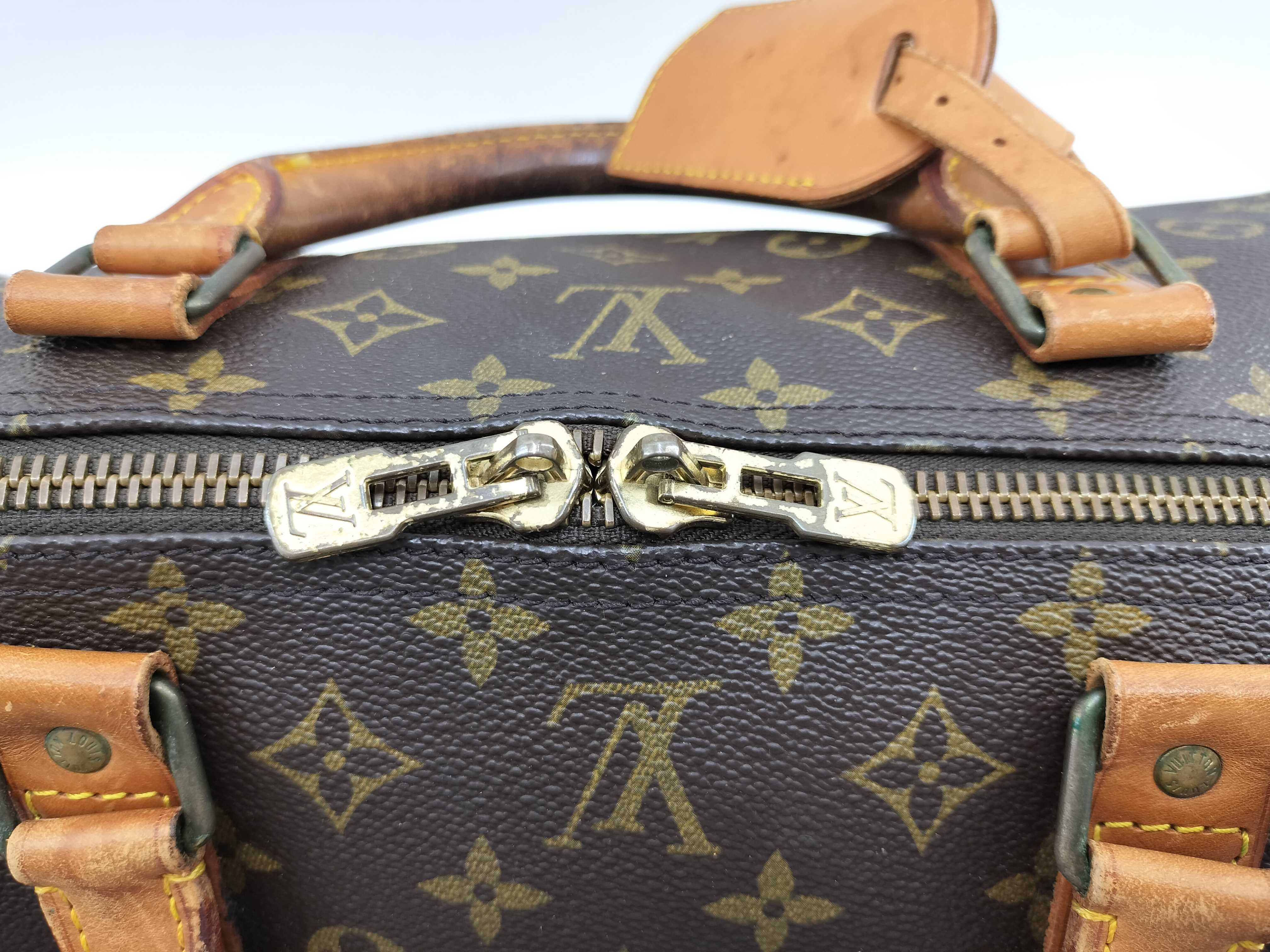Monogram Vuitton Keepall Boston Bag — view 11