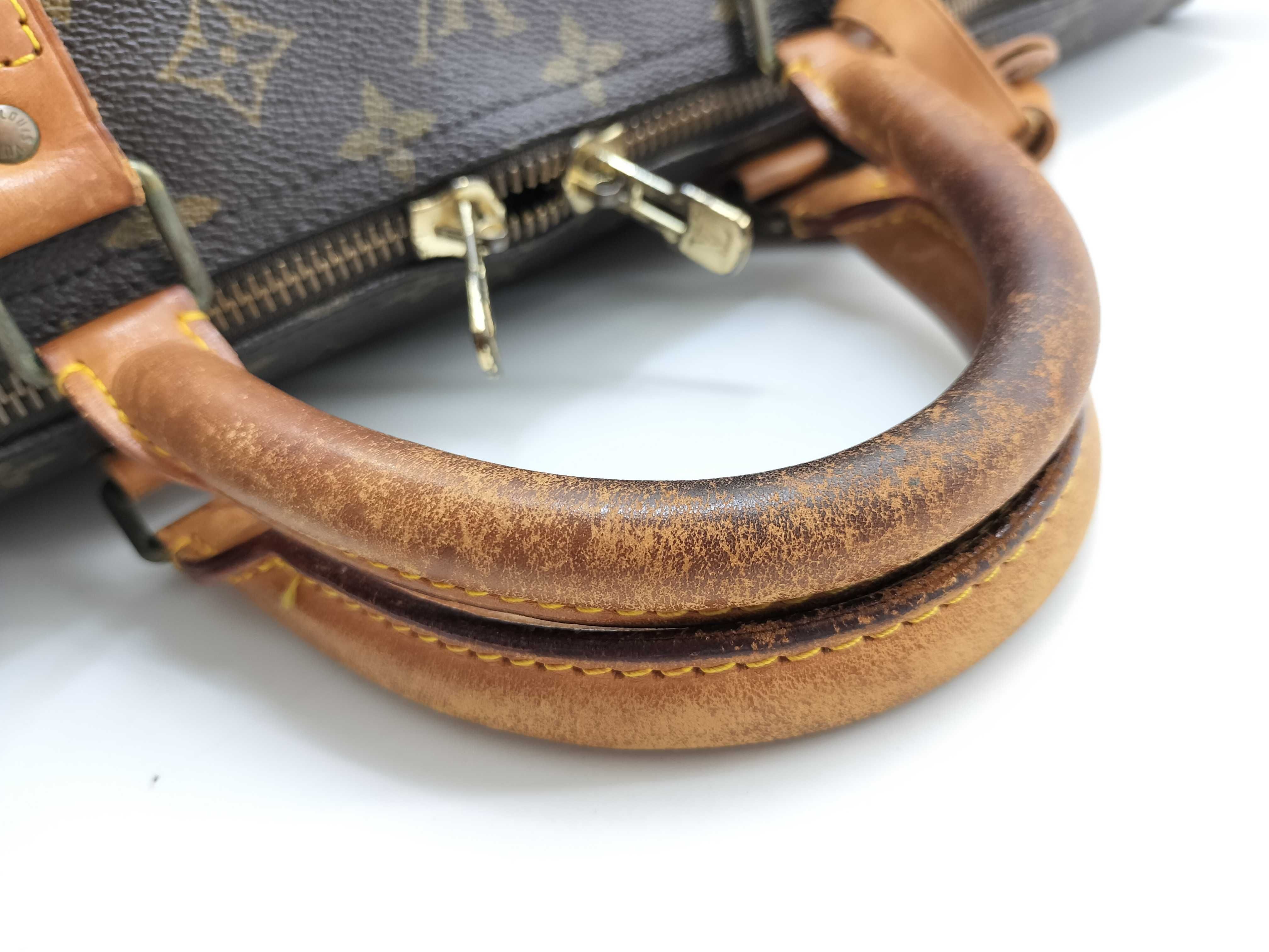Monogram Vuitton Keepall Boston Bag — view 9
