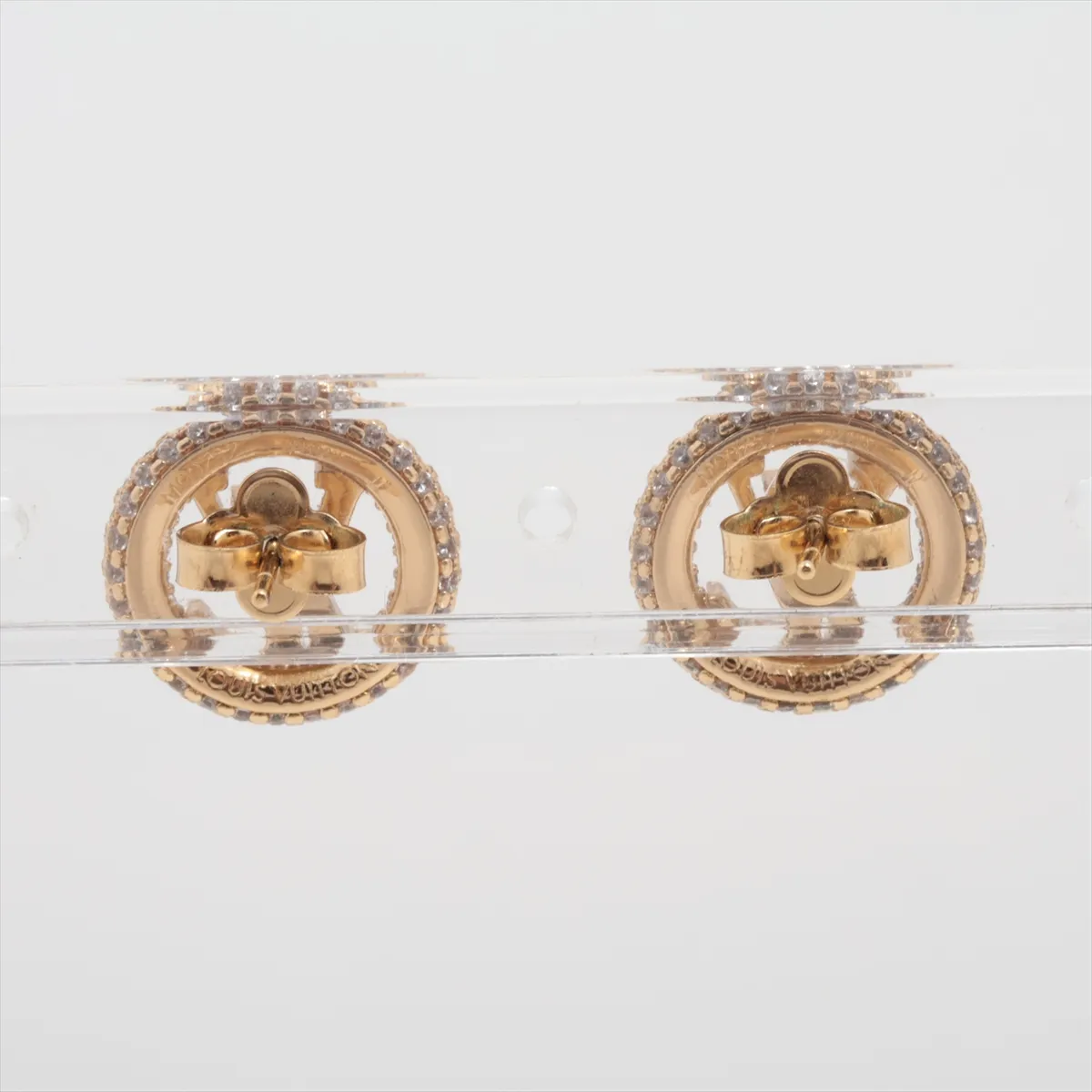 M00757 Boucles d'Oreilles Louise by Night DP2282 Earrings (Pair) GP x Rhinestone Gold — view 2