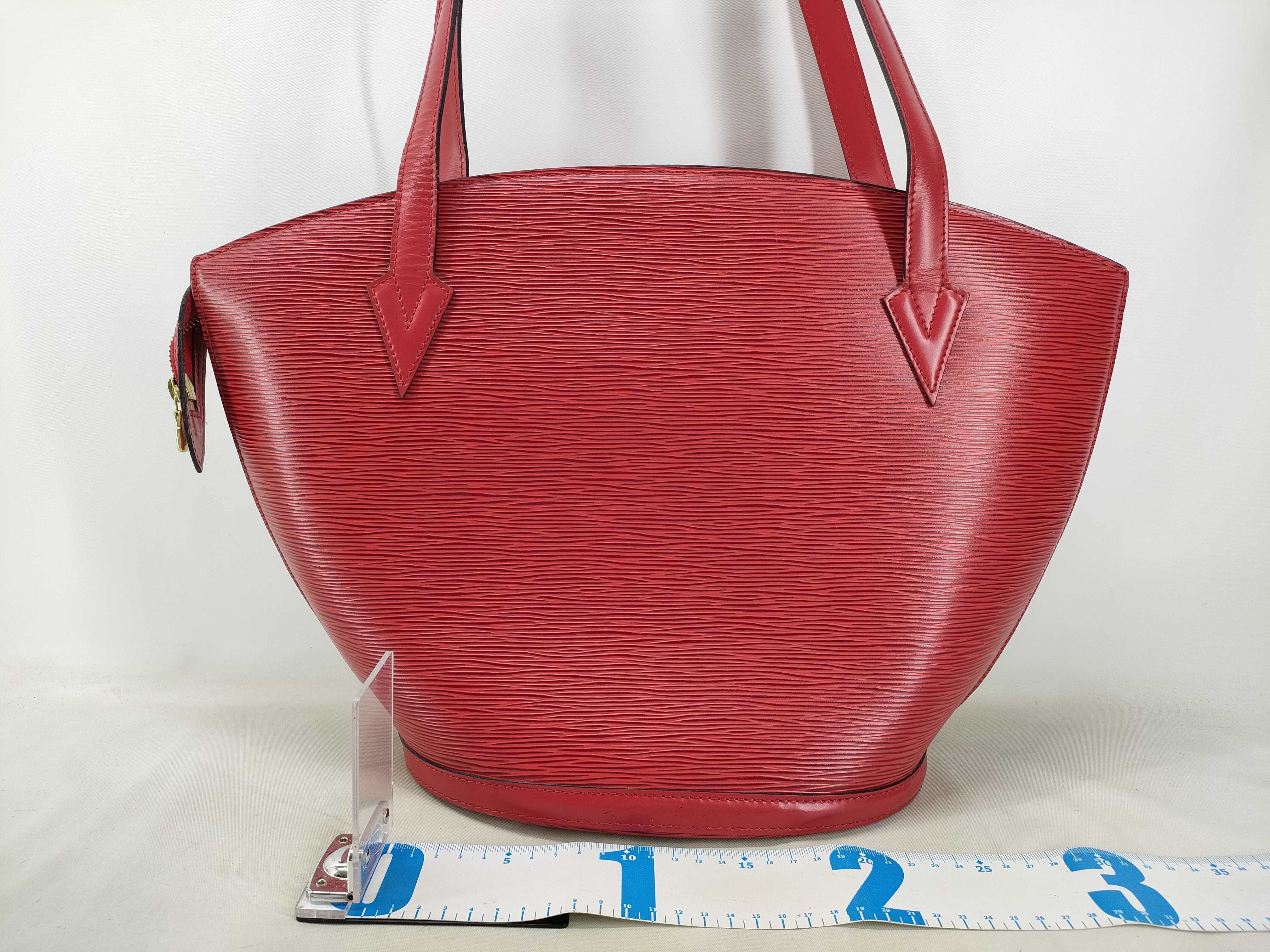 Epi Saint Jacques Shopping Tote Bag / Epi Leather / Castilian Red / M52267 / A20944 — view 2