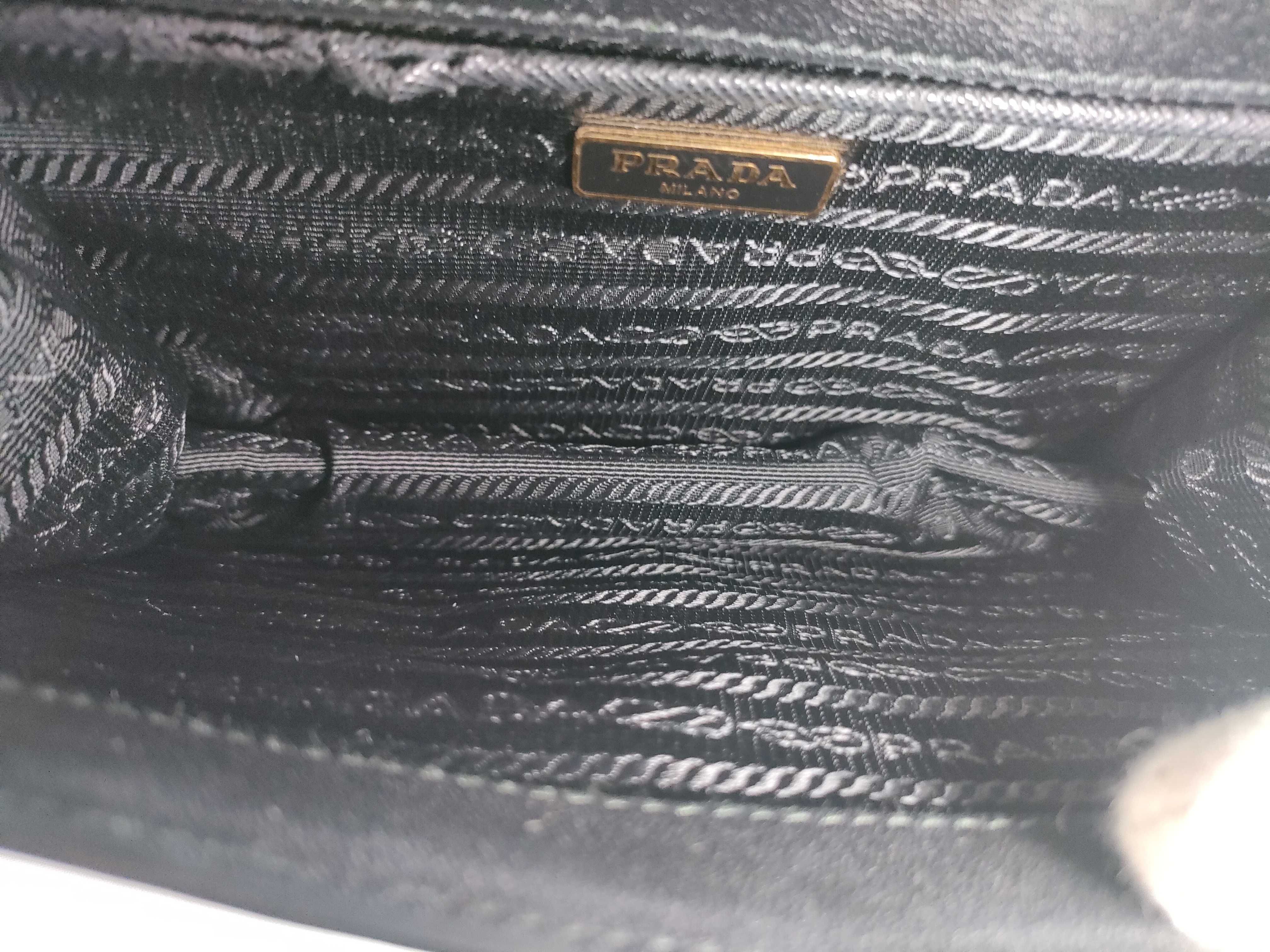 Chain Shoulder Bag, Leather, Black Shoulder Bag — view 10