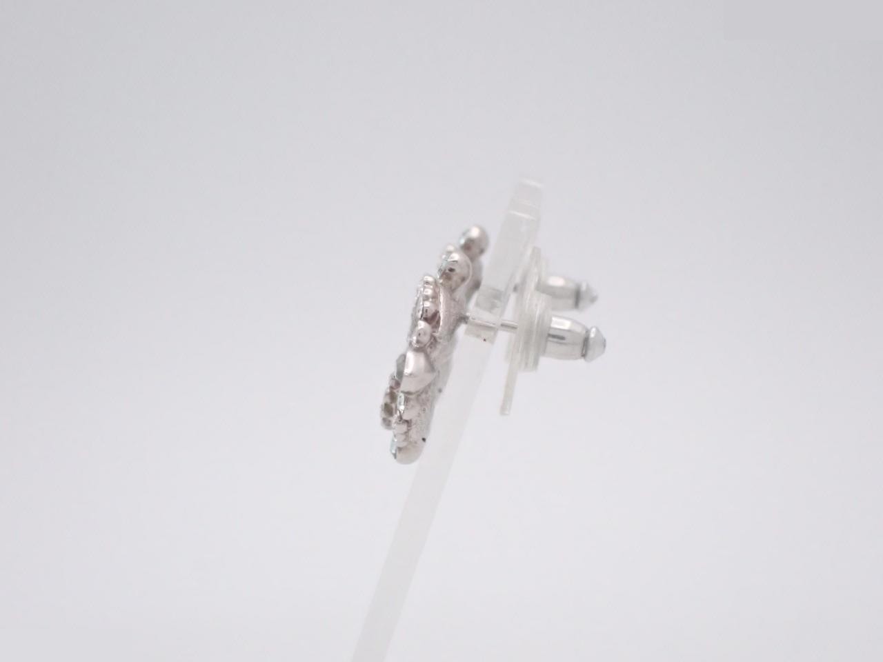 Coco Mark Earrings with Rhinestones — view 3