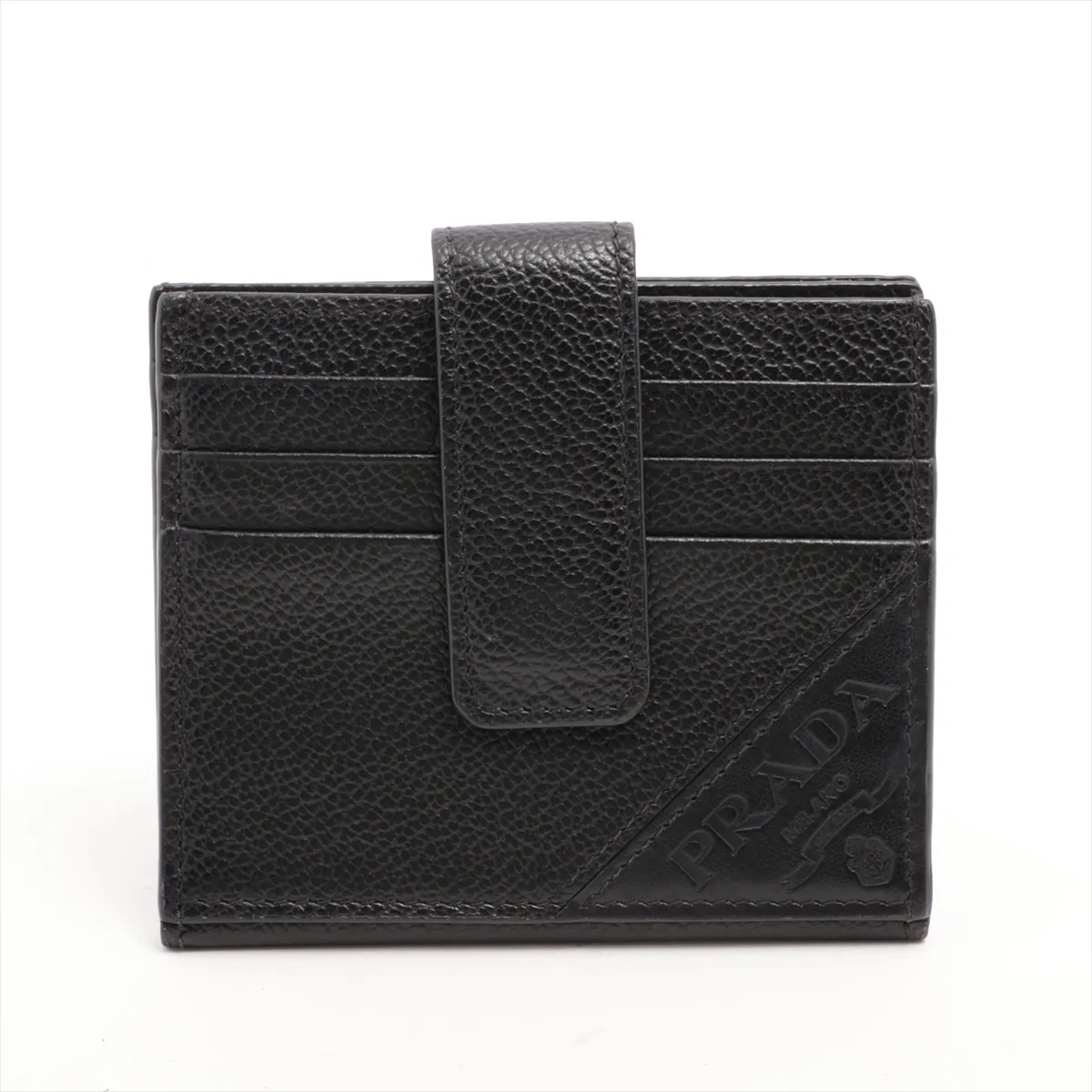 2MC049 Leather Card Case, Black