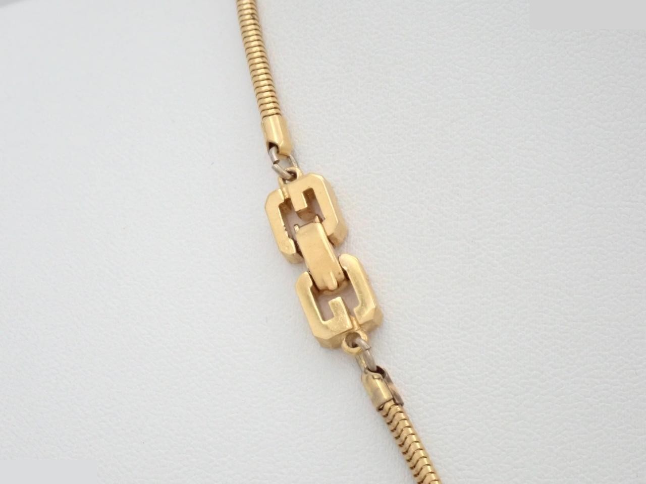 Other items in the line: Precious metal necklaces, snake chain, gold, approximately 48cm in length. — view 2
