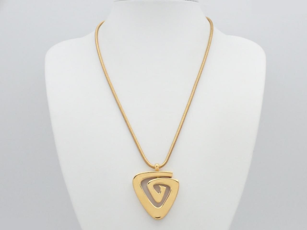 Other items in the line: Precious metal necklaces, snake chain, gold, approximately 48cm in length. — view 3