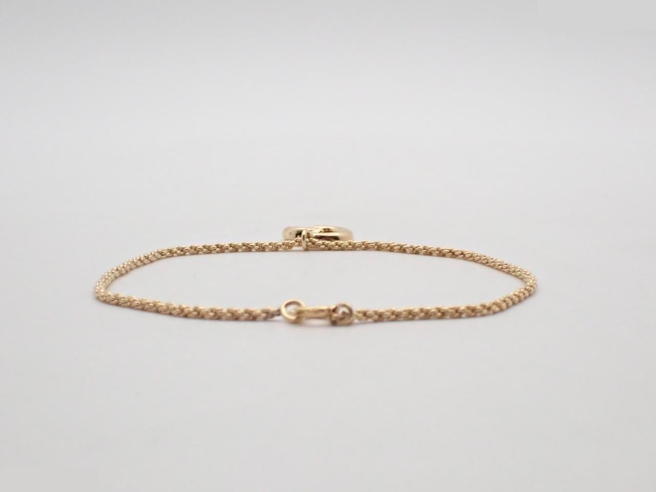Other items in the line: Precious metal bracelets and bangles (metal), wrist circumference approximately 18.5 cm. — view 2
