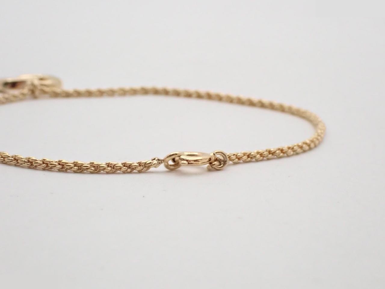 Other items in the line: Precious metal bracelets and bangles (metal), wrist circumference approximately 18.5 cm. — view 3
