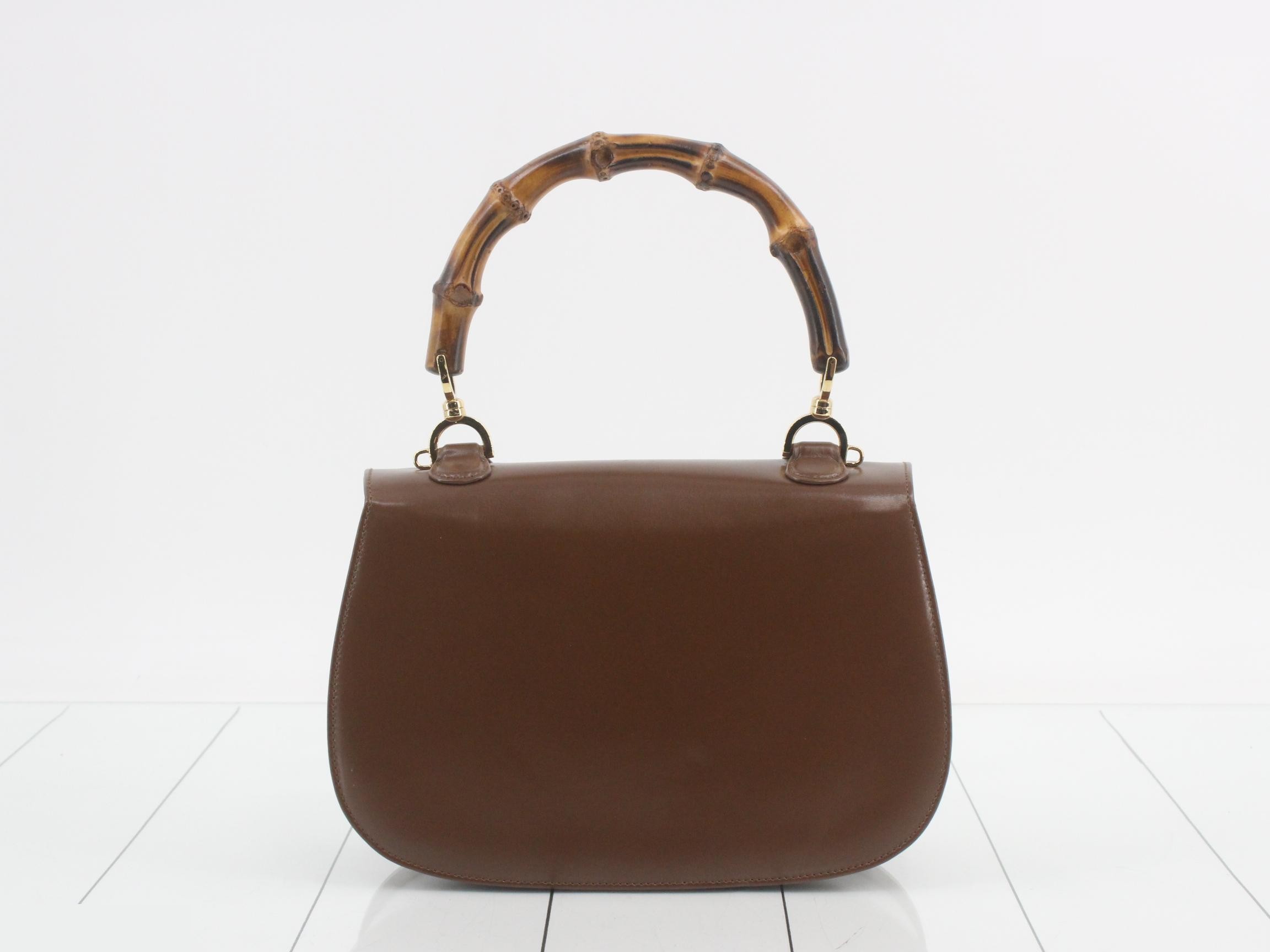 2-Way Bamboo Leather Top Handle Bag — view 2