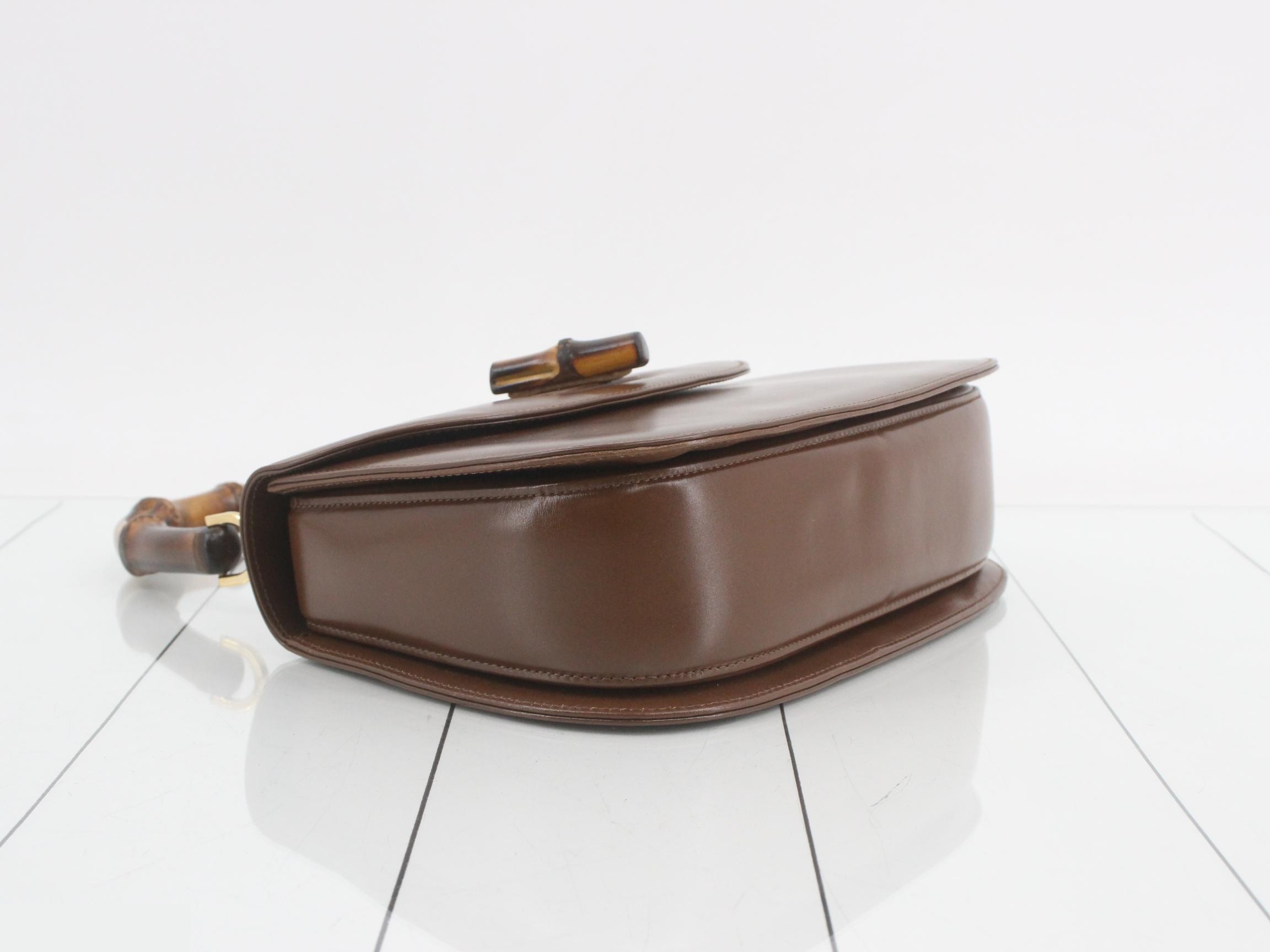 2-Way Bamboo Leather Top Handle Bag — view 5