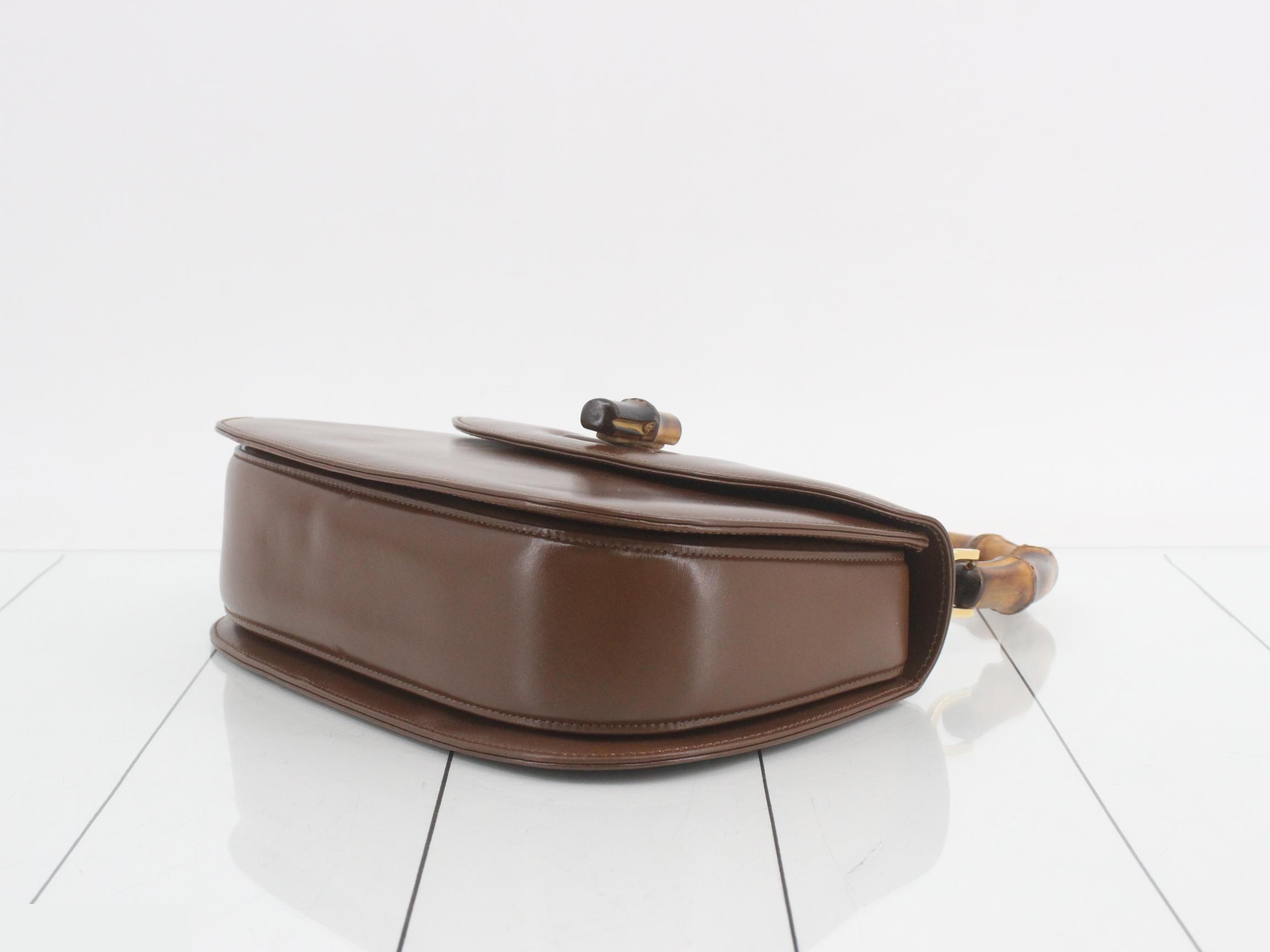 2-Way Bamboo Leather Top Handle Bag — view 6