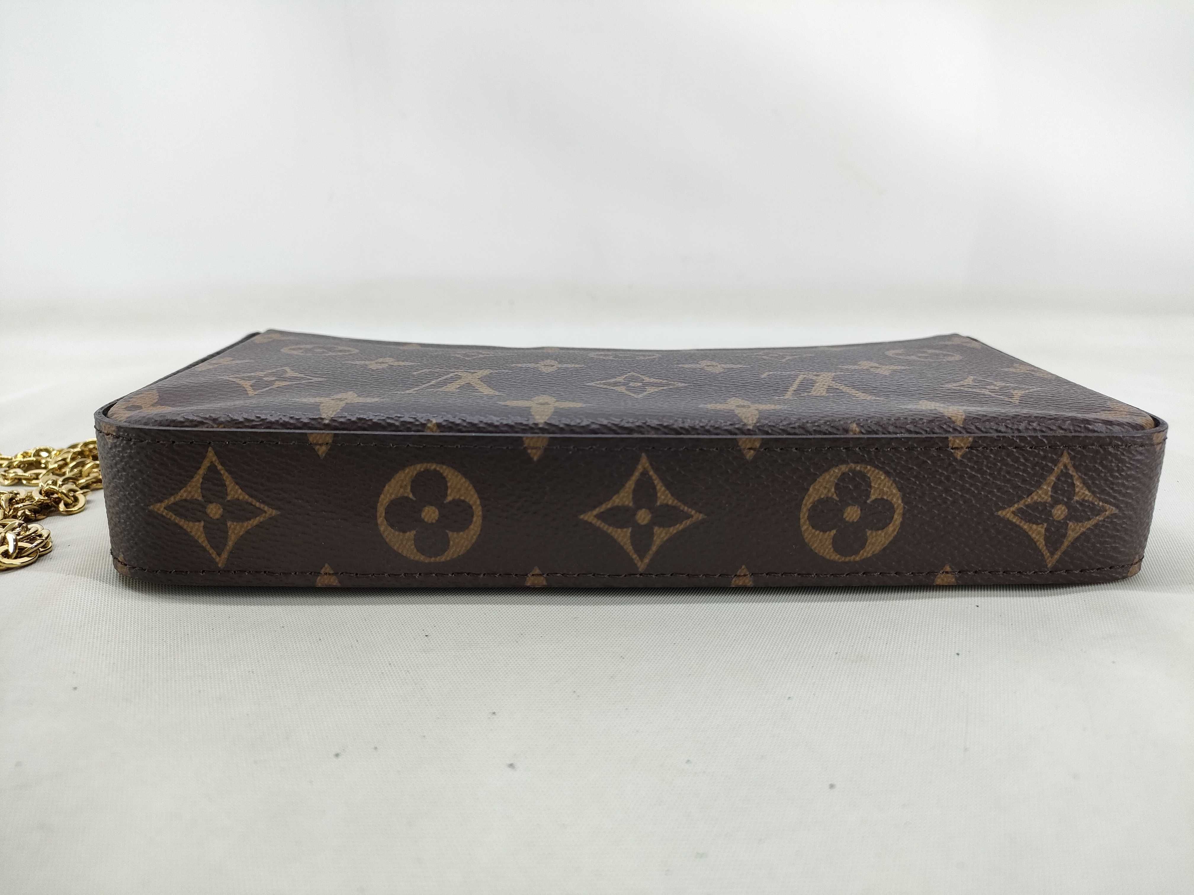 Monogram Louis Vuitton M81896 Monogram Pochette Felicie Shoulder Bag — view 3