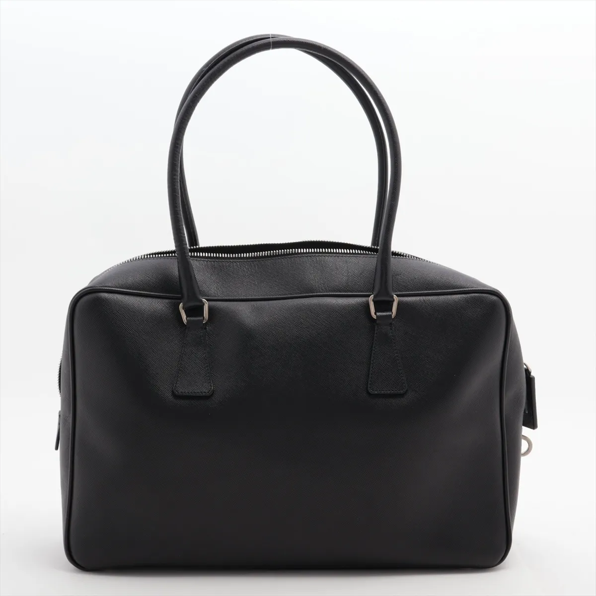saffiano leather handbag black — view 2
