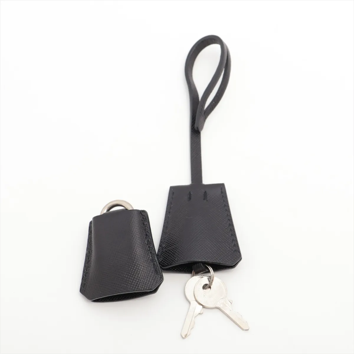 saffiano leather handbag black — view 14