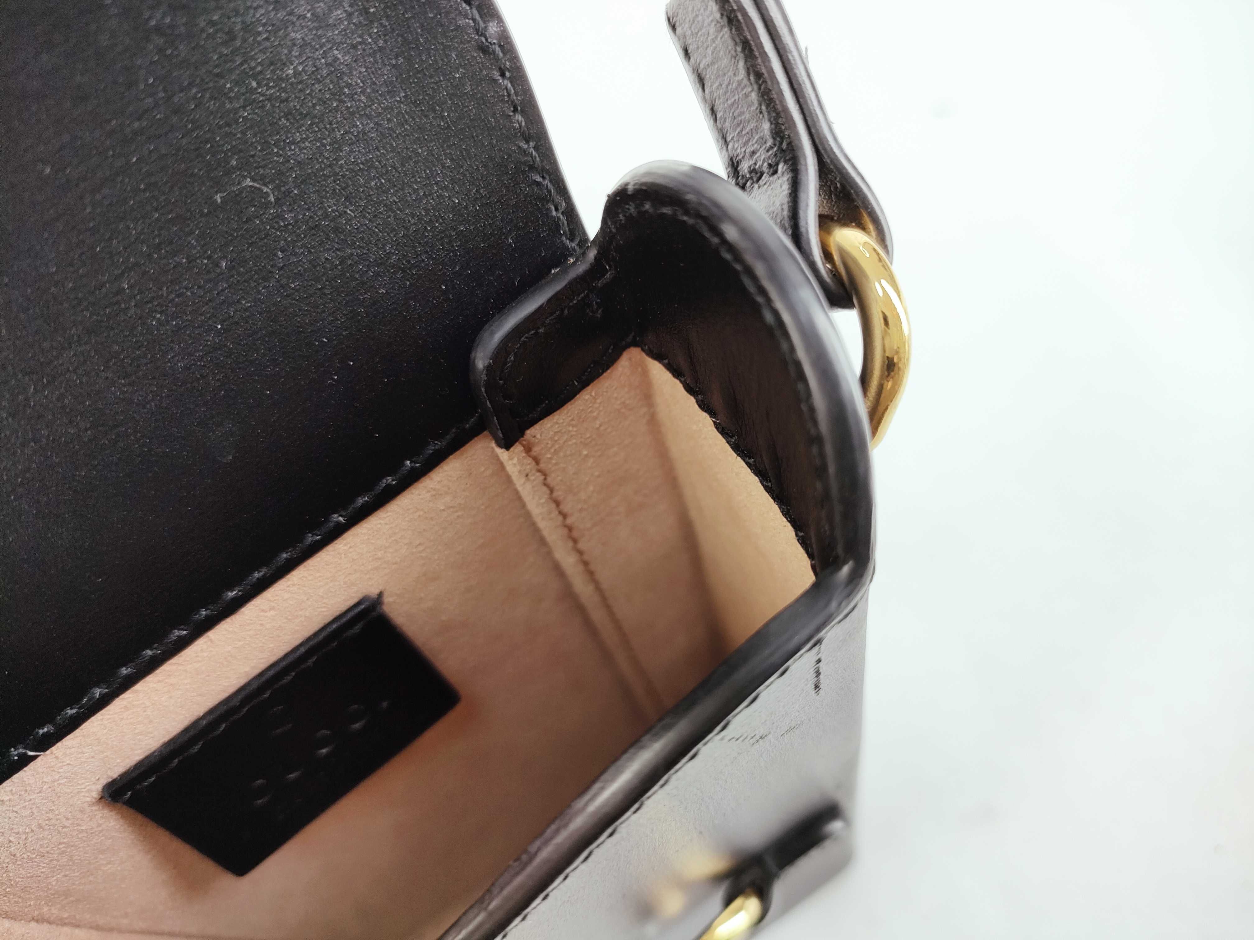 Horsebit Leather Shoulder Bag — view 12