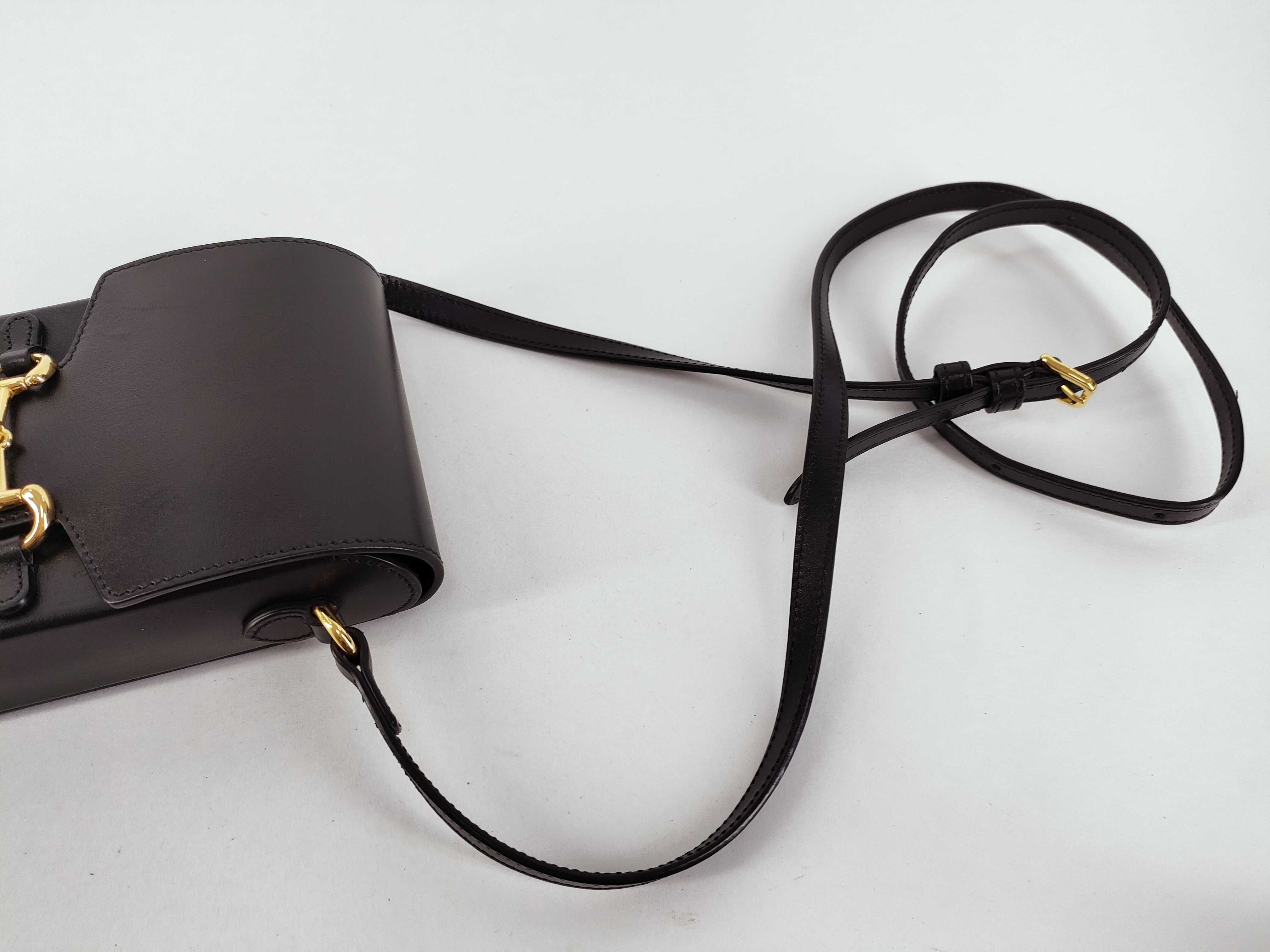 Horsebit Leather Shoulder Bag — view 3