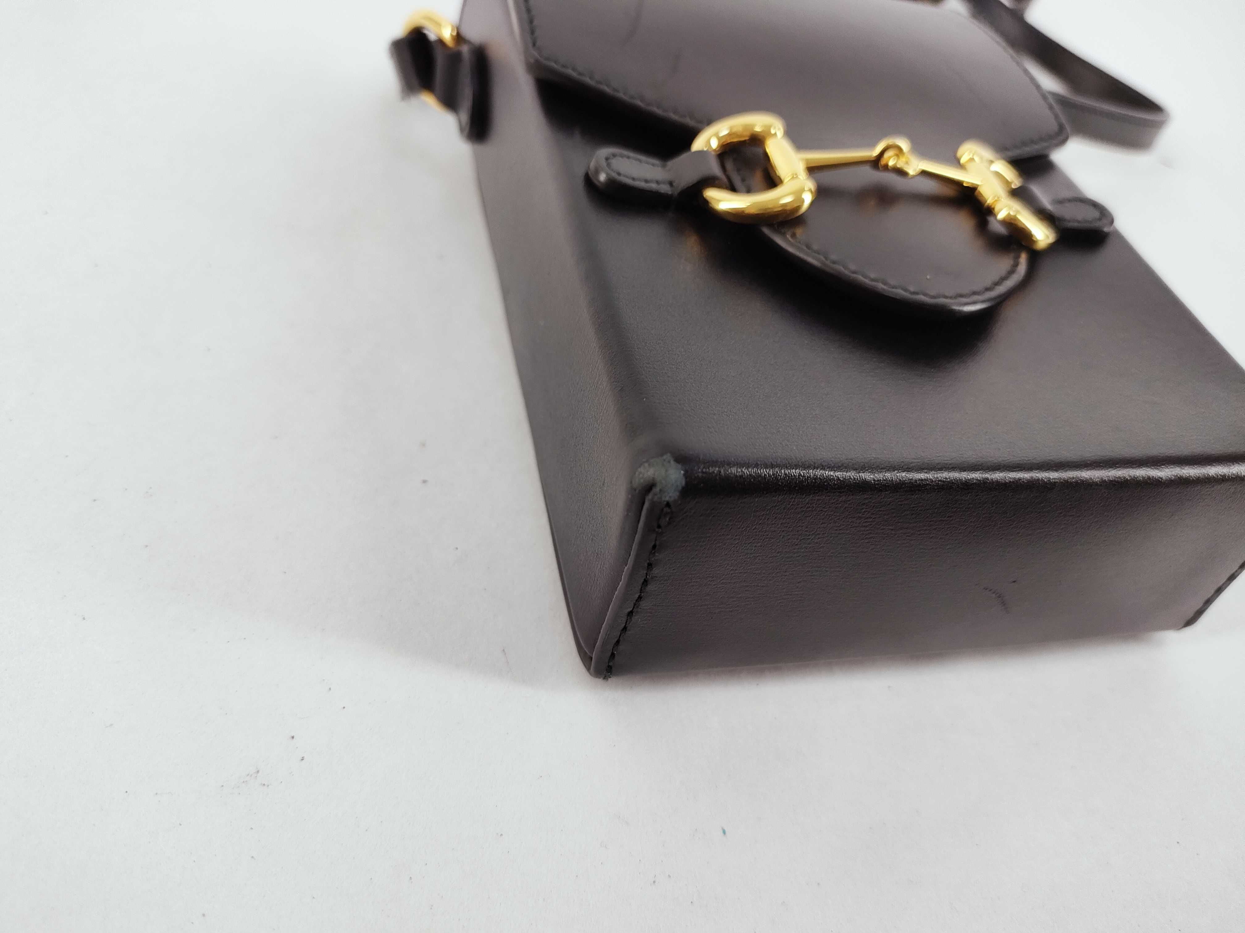 Horsebit Leather Shoulder Bag — view 6