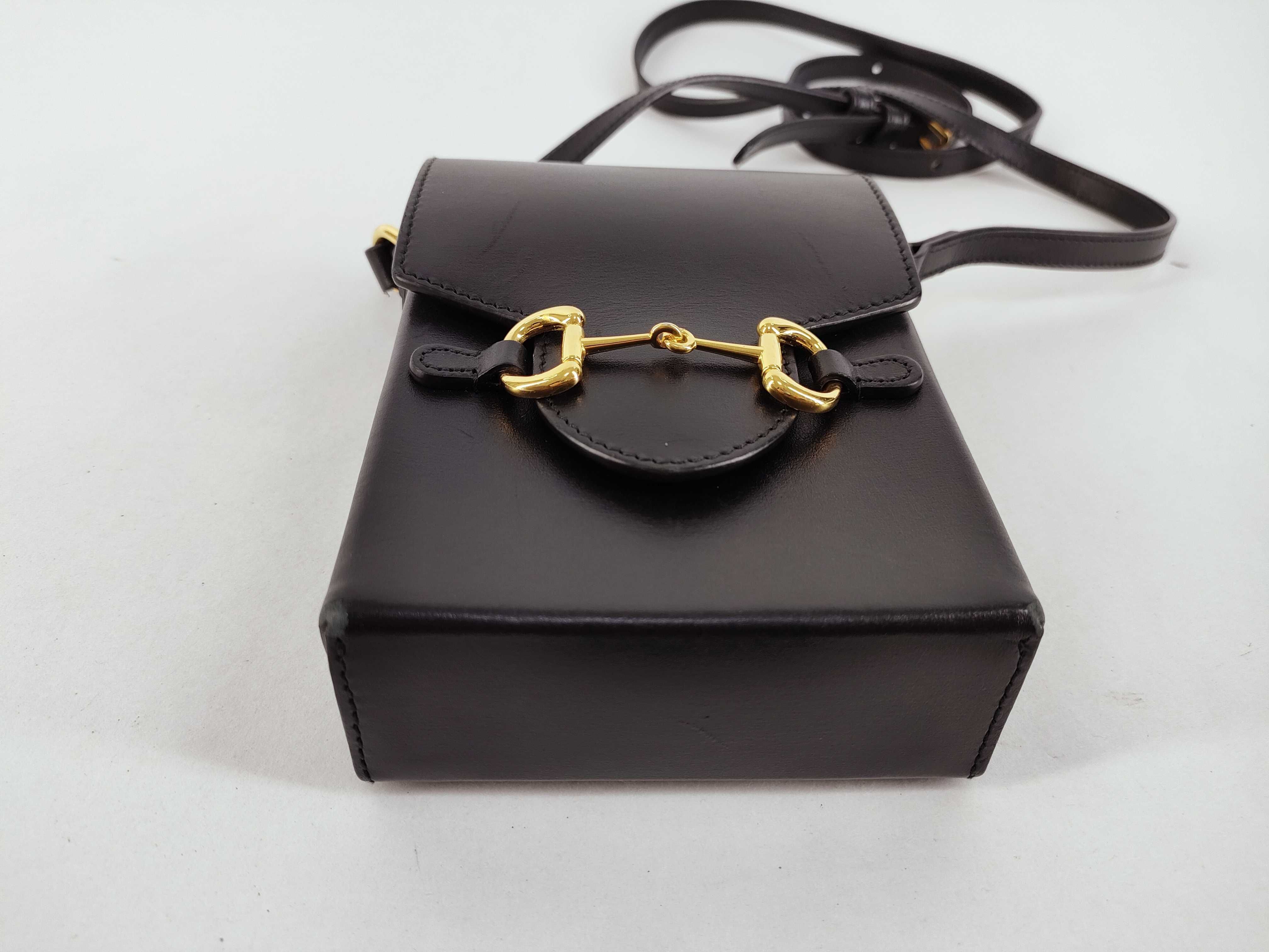 Horsebit Leather Shoulder Bag — view 7