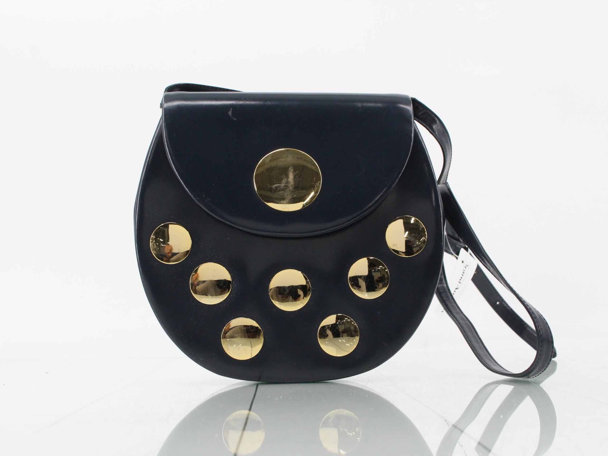 Studded shoulder bag