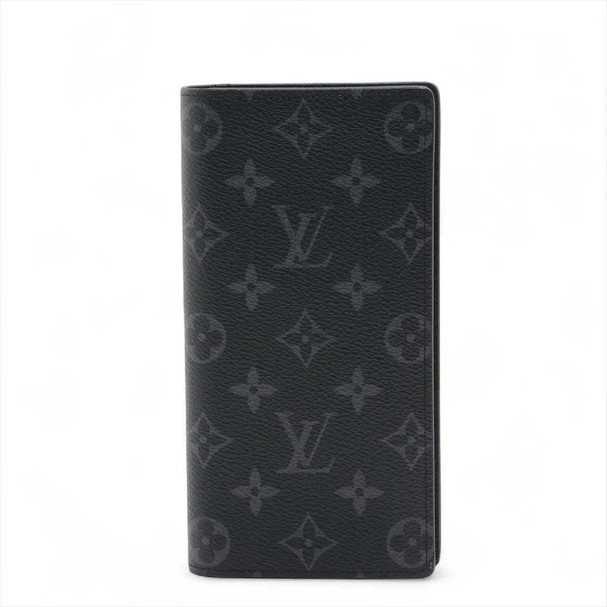 Monogram Eclipse Portefeuille Brazza M61697 Black Long Wallet (RFID detected)