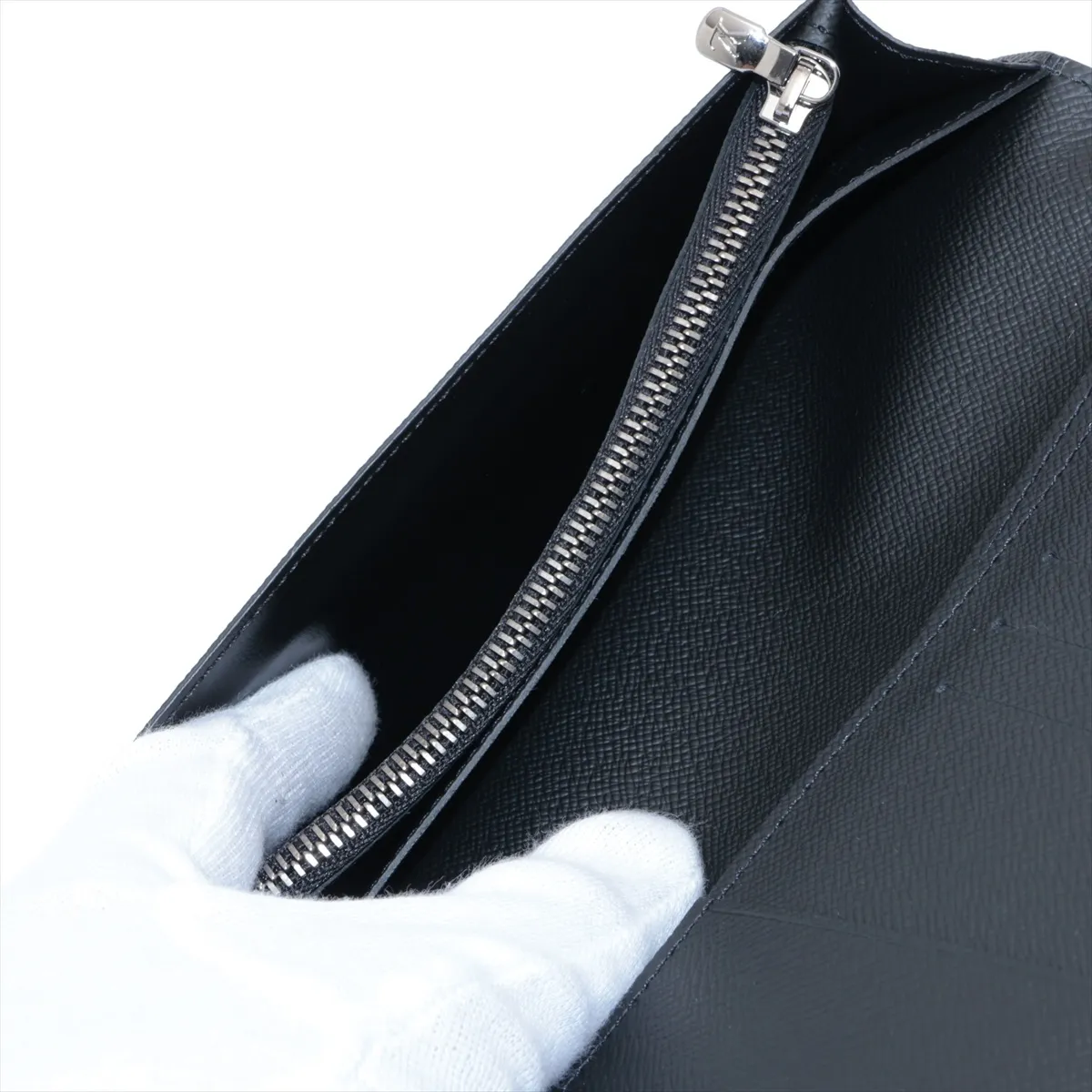 Monogram Eclipse Portefeuille Brazza M61697 Black Long Wallet (RFID detected) — view 4