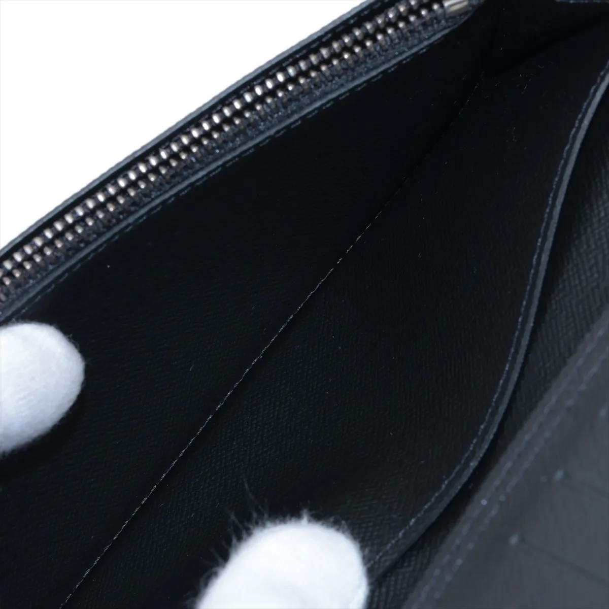 Monogram Eclipse Portefeuille Brazza M61697 Black Long Wallet (RFID detected) — view 7