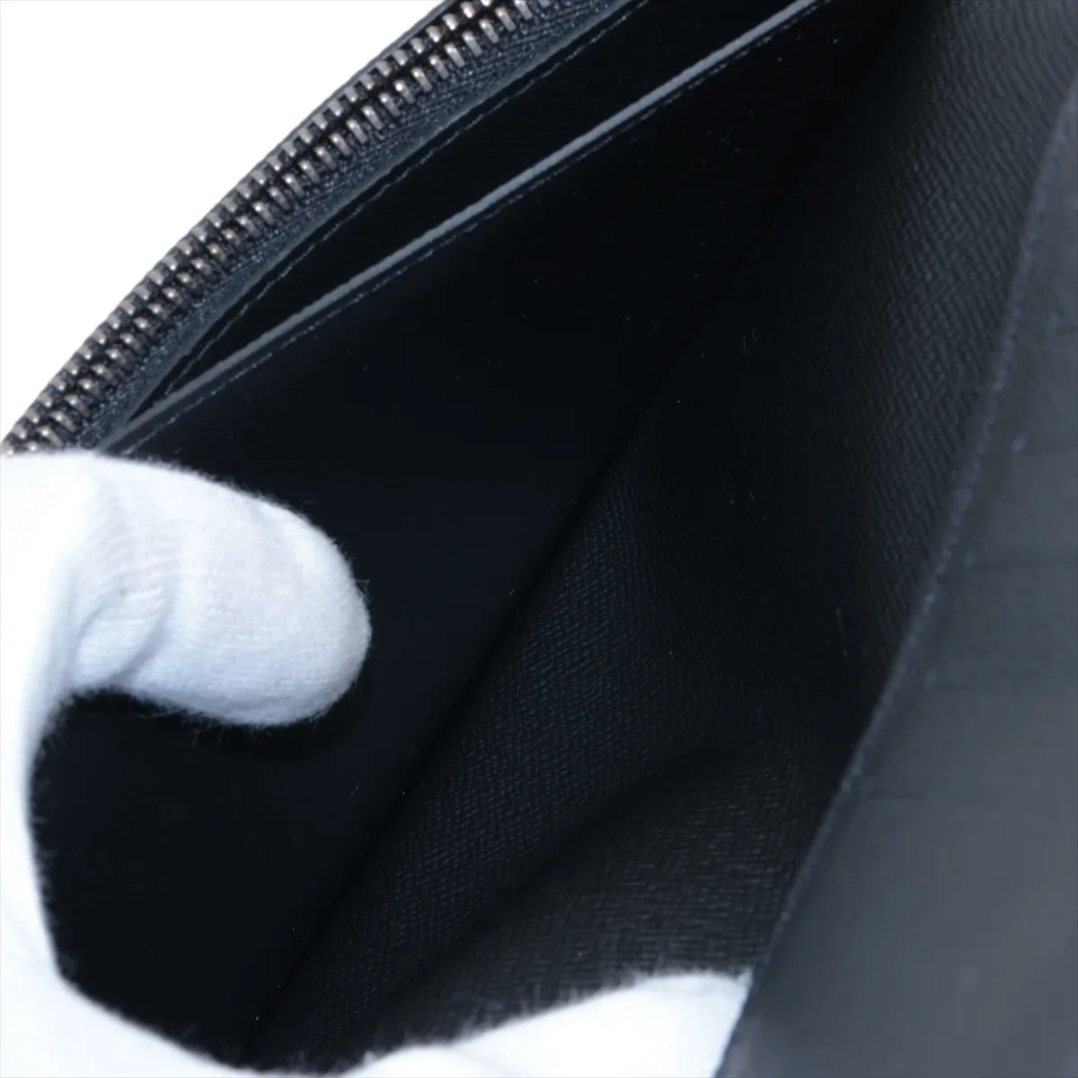 Monogram Eclipse Portefeuille Brazza M61697 Black Long Wallet (RFID detected) — view 8