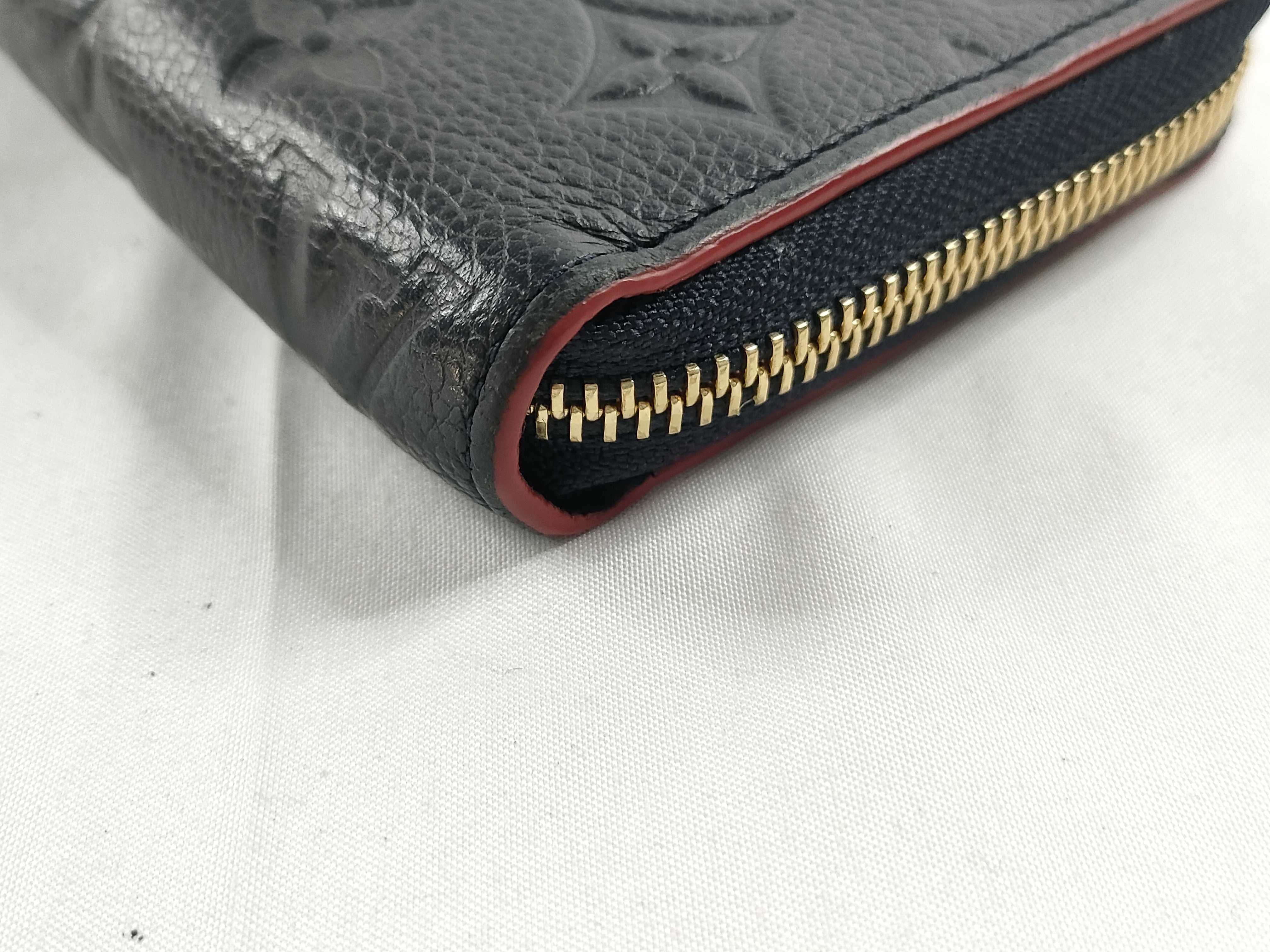 Monogram Empreinte Louis Vuitton Empreinte Zippy Marine Rouge Gold Hardware SP0198 Wallet — view 3